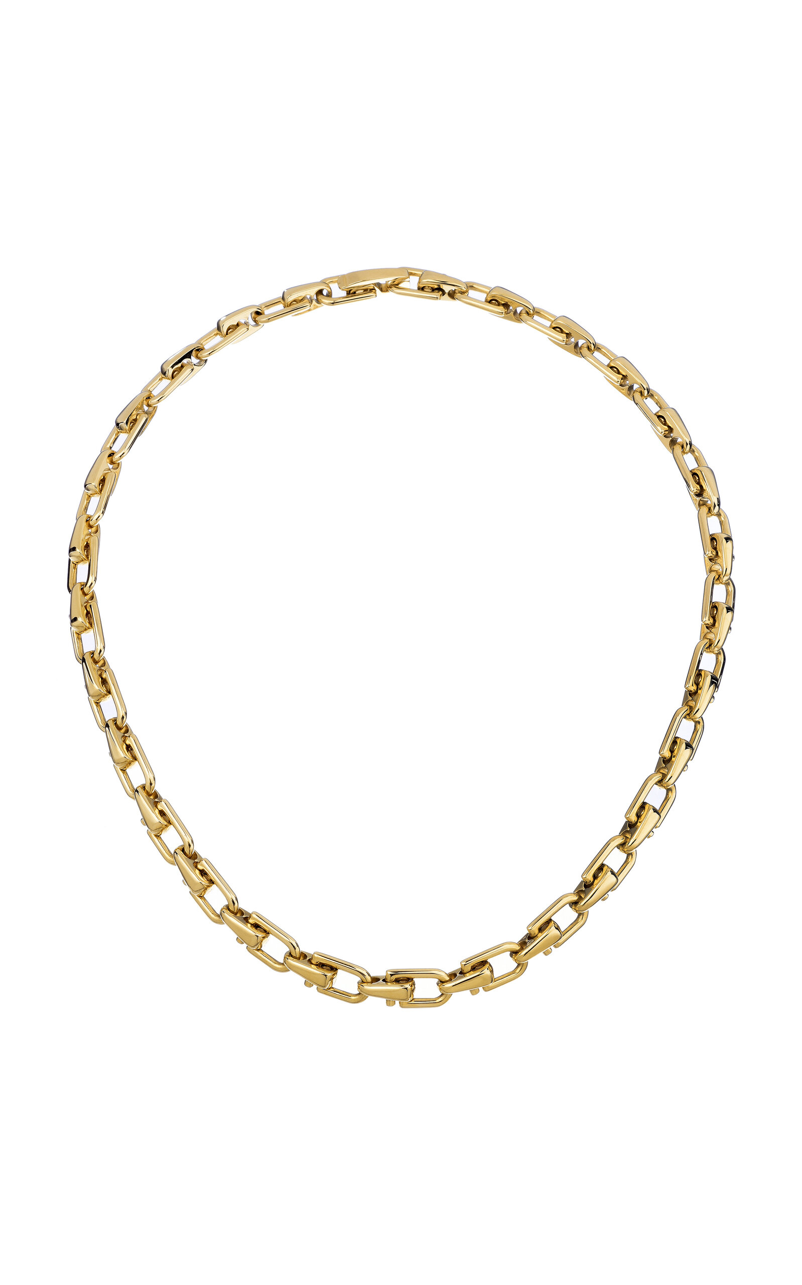 18k Yellow Gold Reine Necklace Big