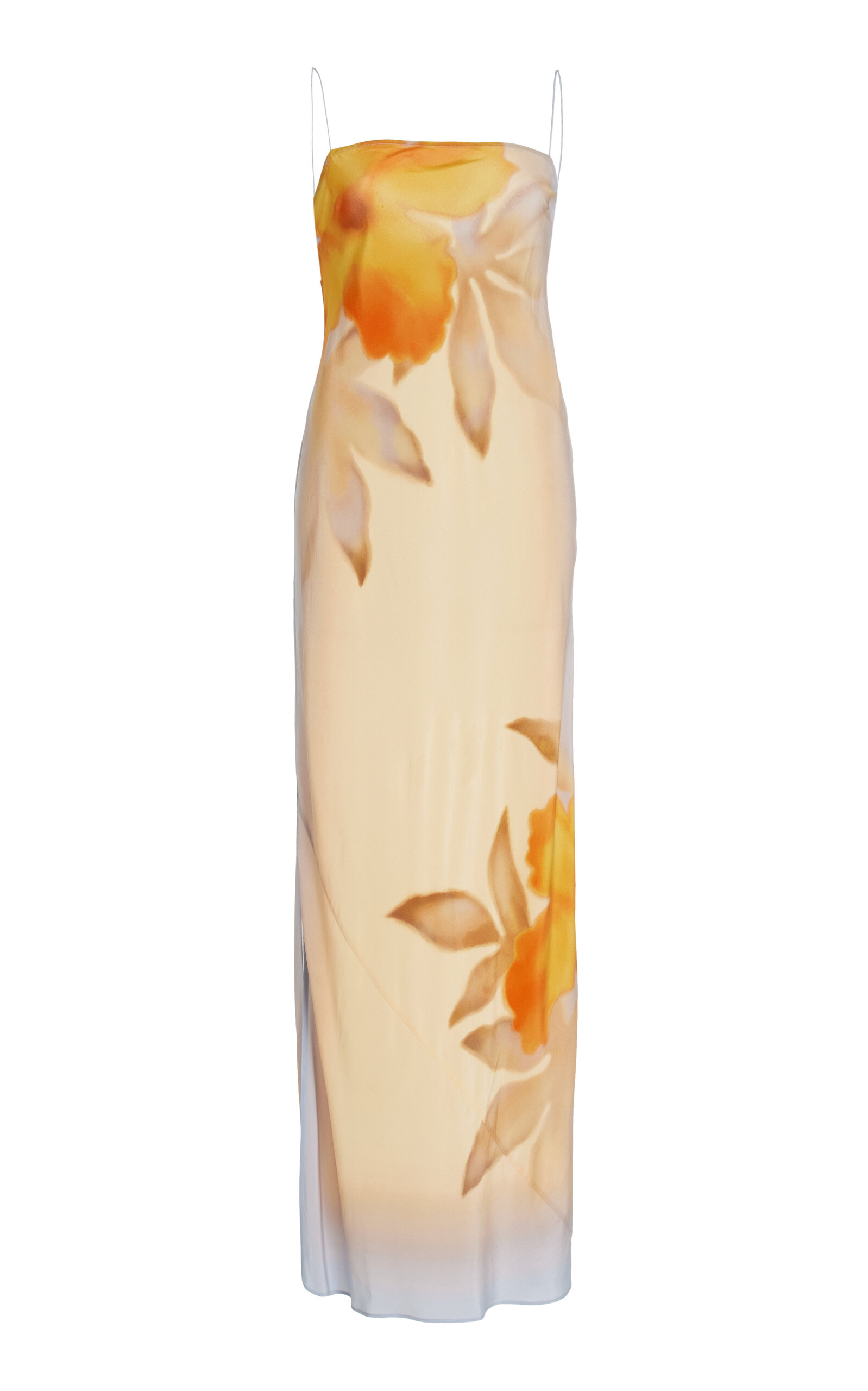 SIR Serene Silk Dress - Yellow