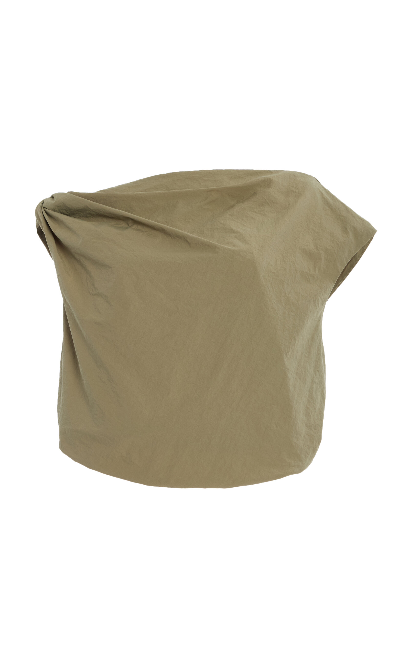 Shop Paris Georgia Alice Cotton-blend Top In Green
