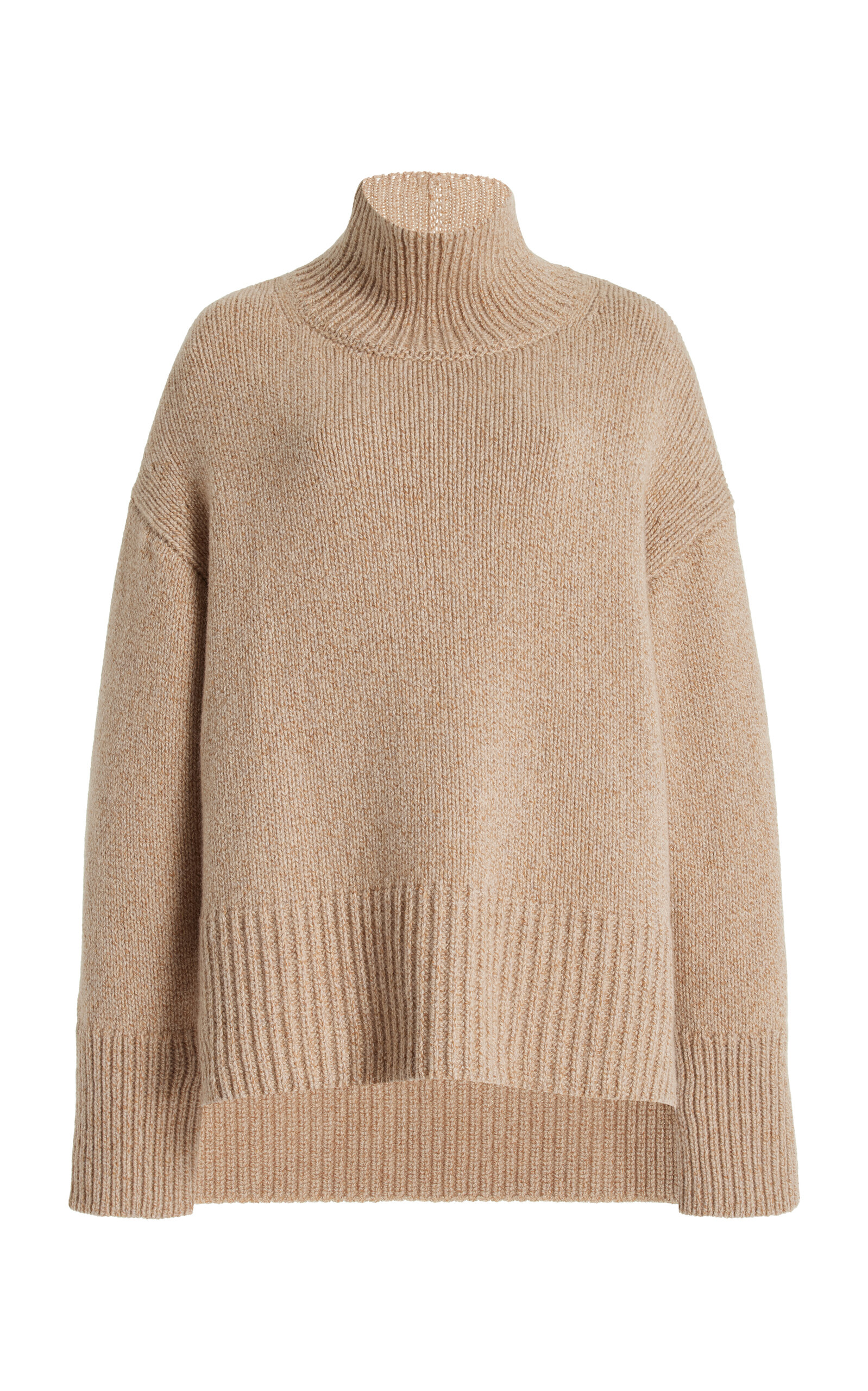 Lafayette 148 Stand Collar Drop Shoulder Sweater In Multi