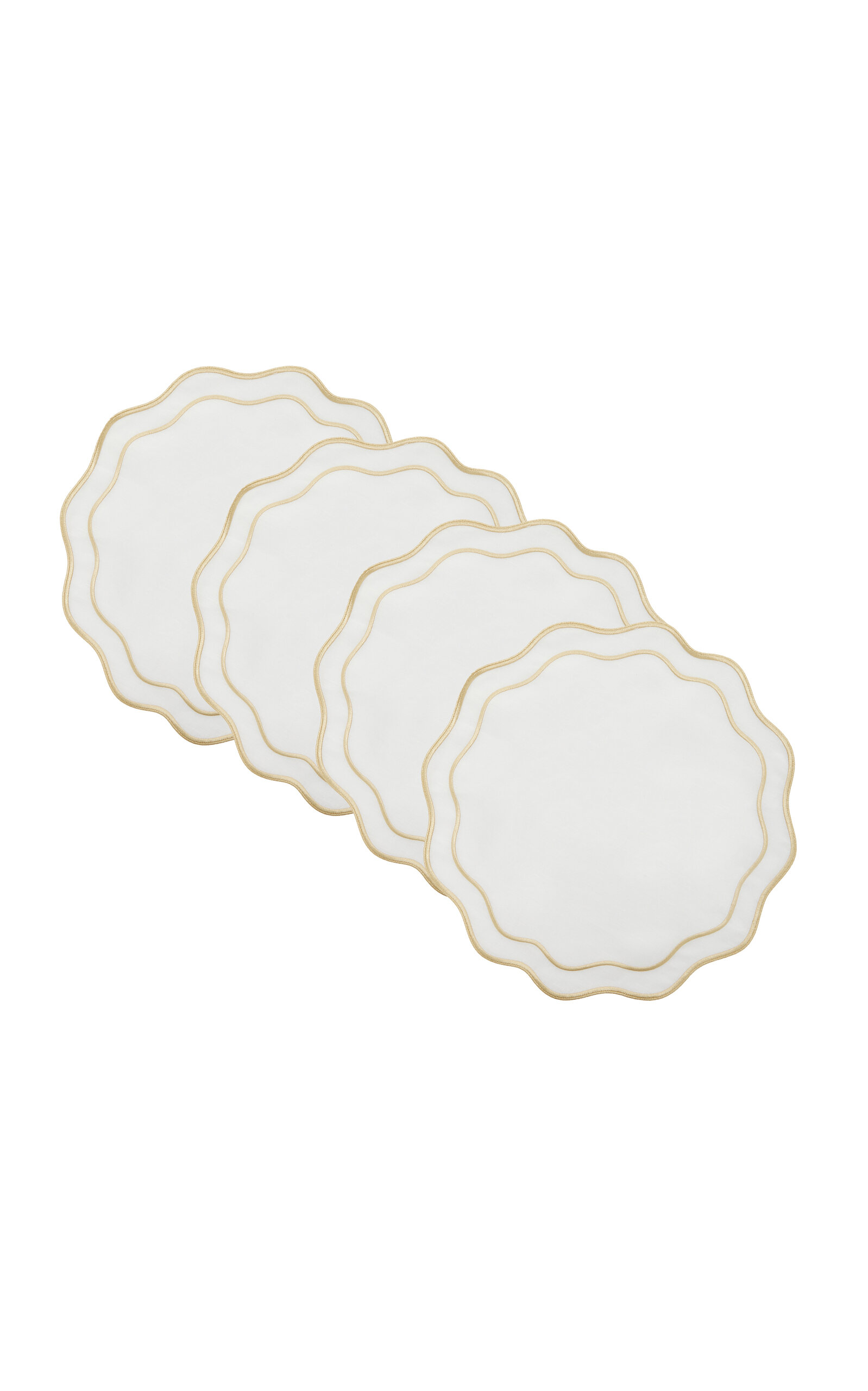 Moda Domus Set-of-Four Linen Placemats - Gold