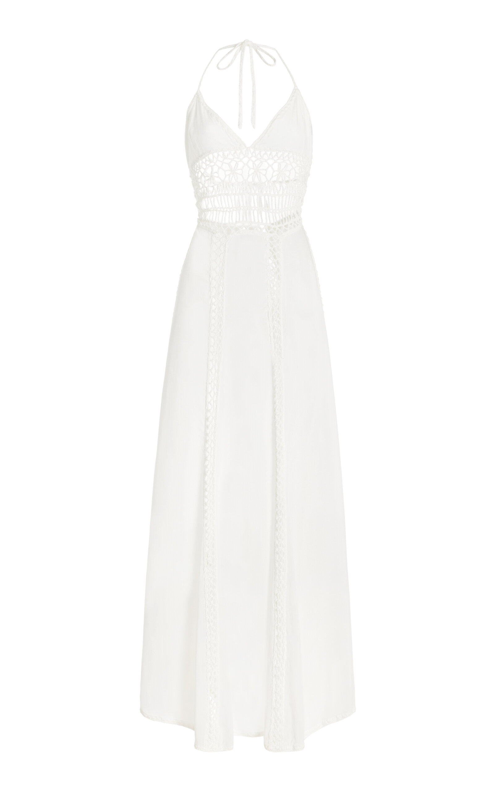 Akoia Swim Exclusive Lyo Crocheted Cotton Dress - Ivory - XS