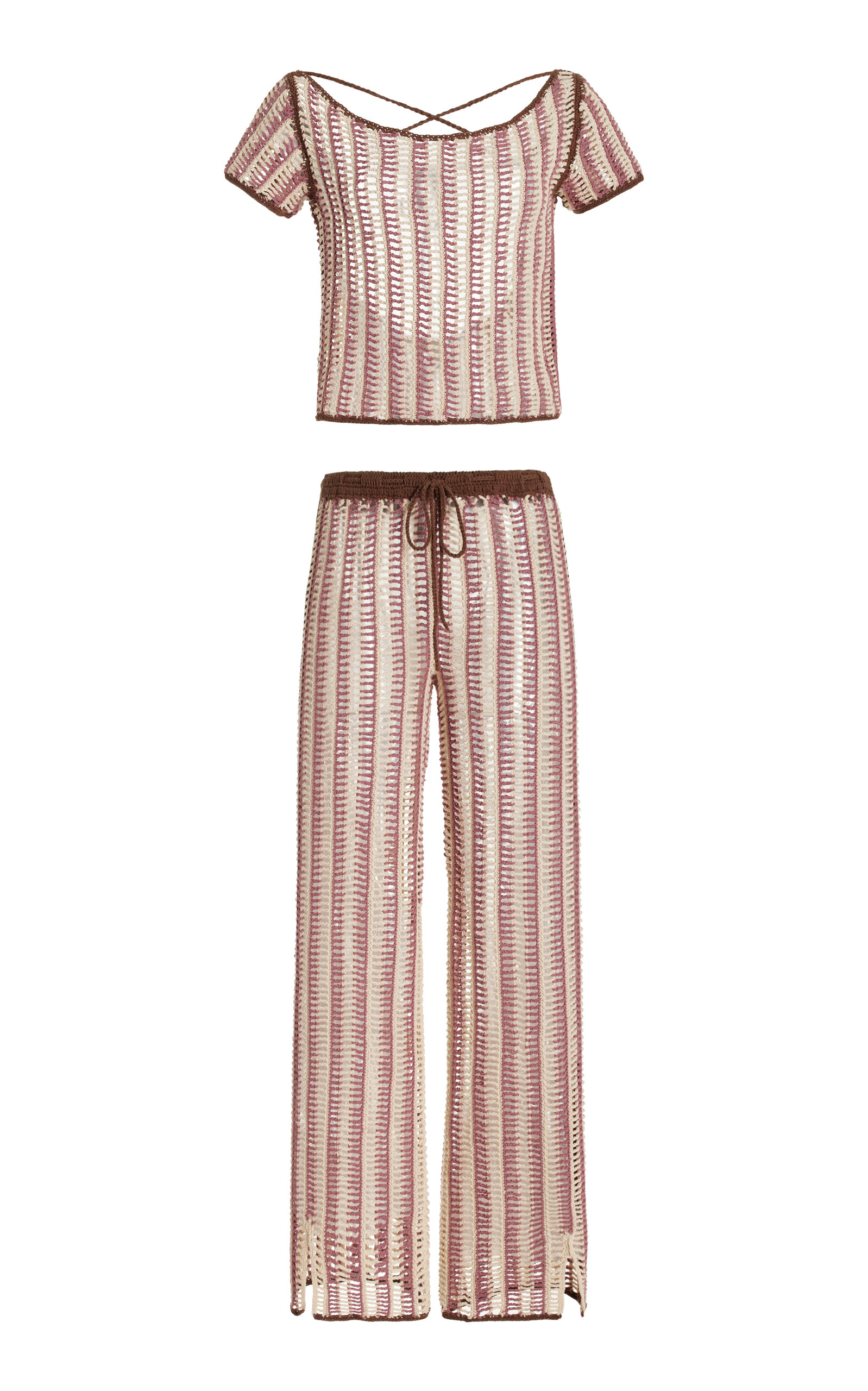 Akoia Swim Exclusive Marti Cotton Pant Set - Multi