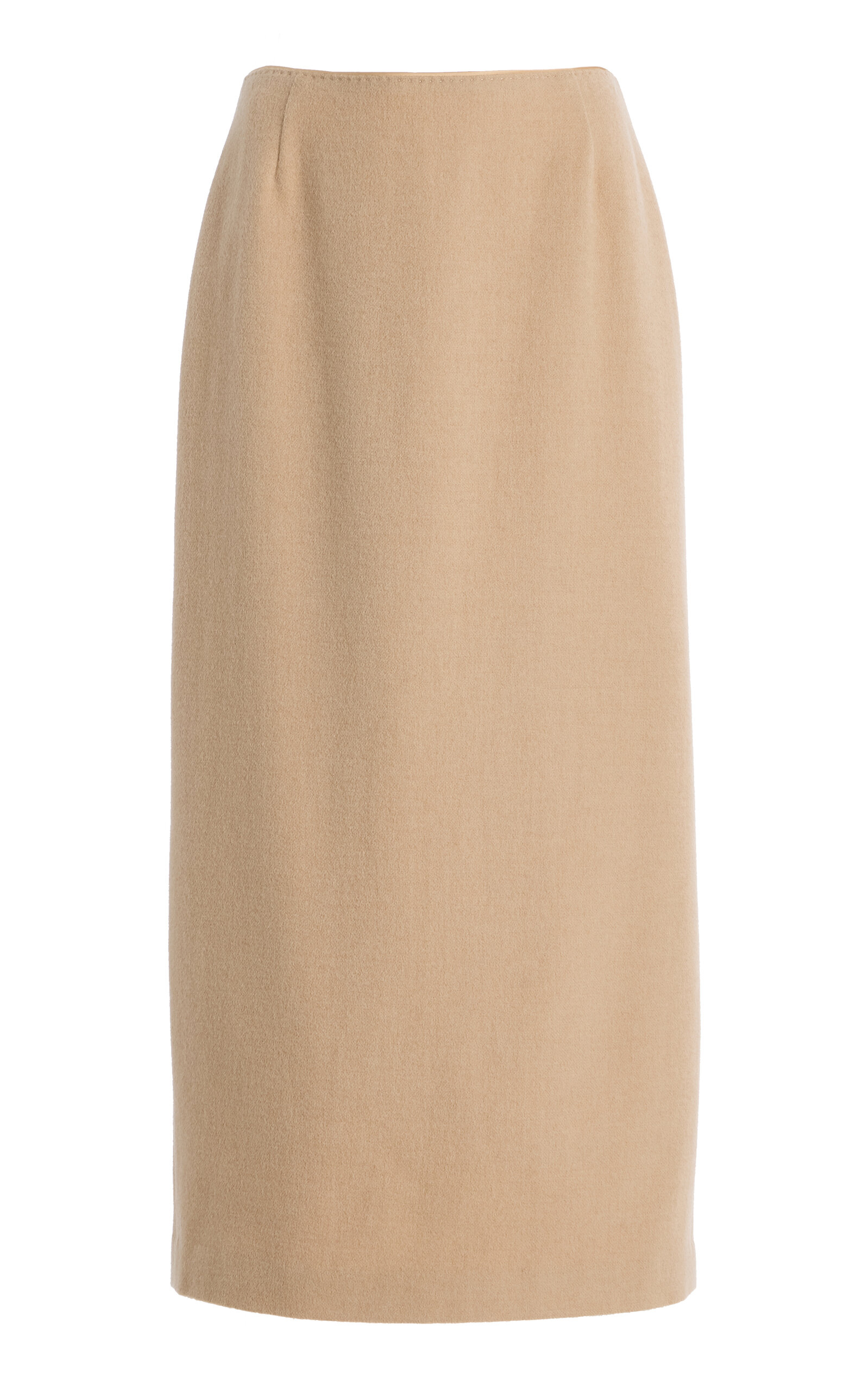 Lafayette 148 Camel Hair Midi Pencil Skirt