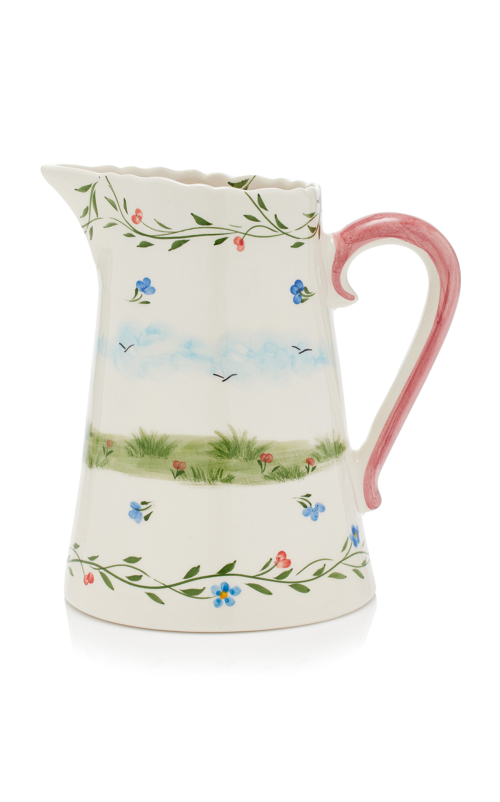 Goods by Laura Chautin Landscape Ceramic Jug - Pink