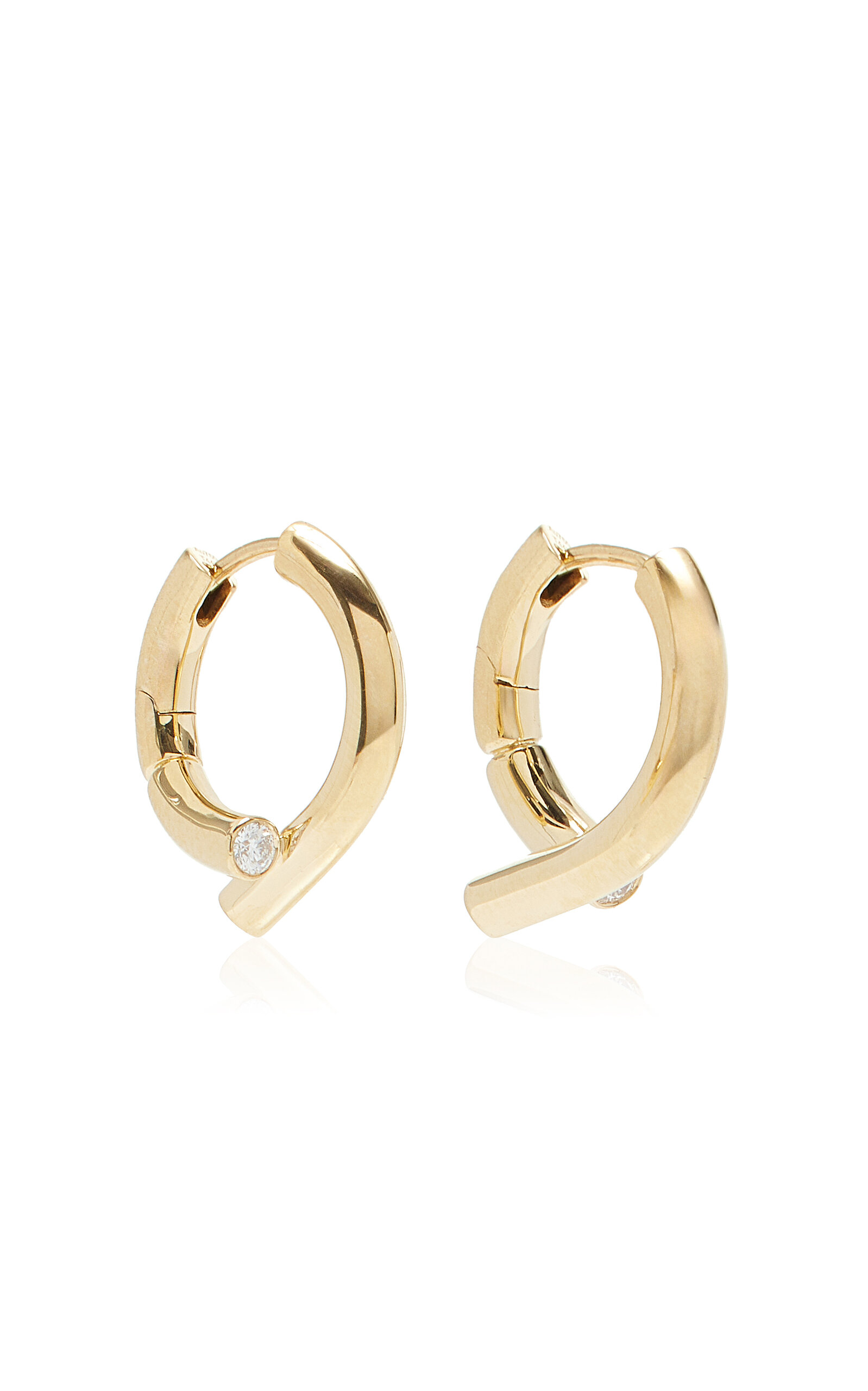Tabayer Oera 18K Fairmined Yellow Gold Diamond Earrings - Yellow - OS - Moda Operandi