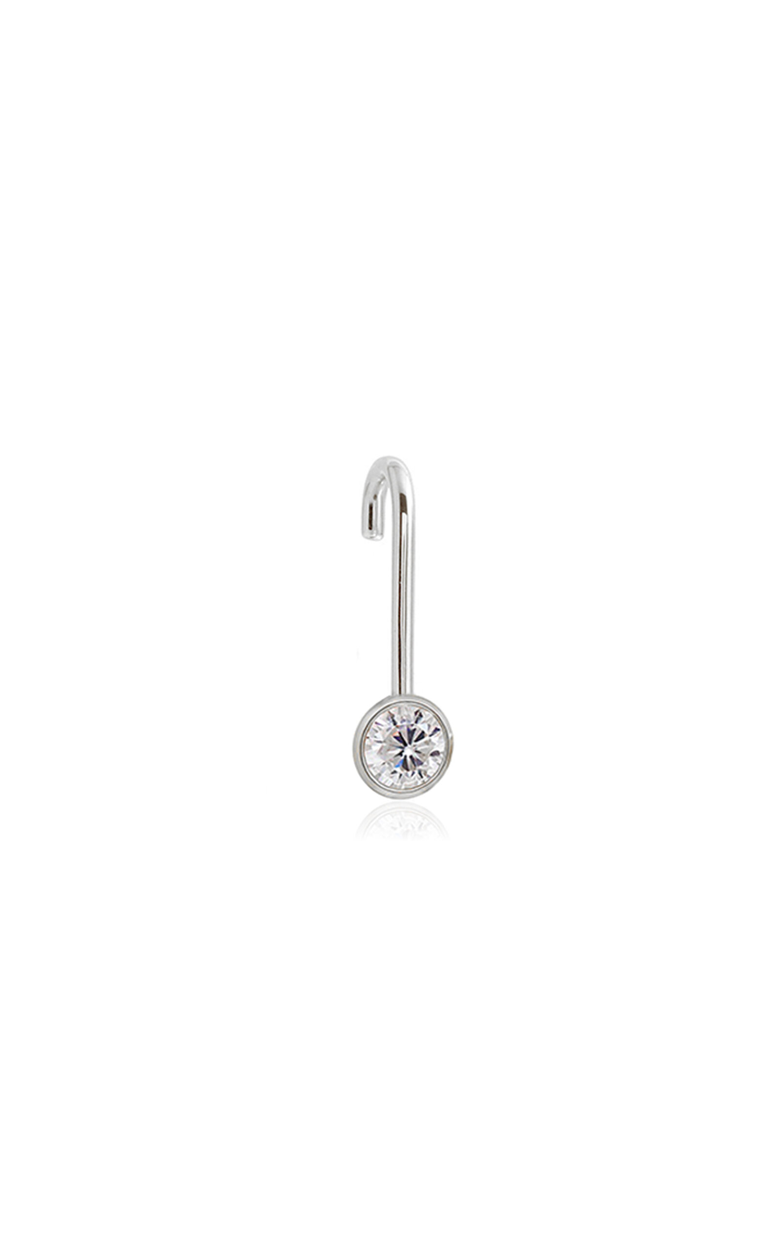 Diamond Oasis 18K White Gold Single Earring