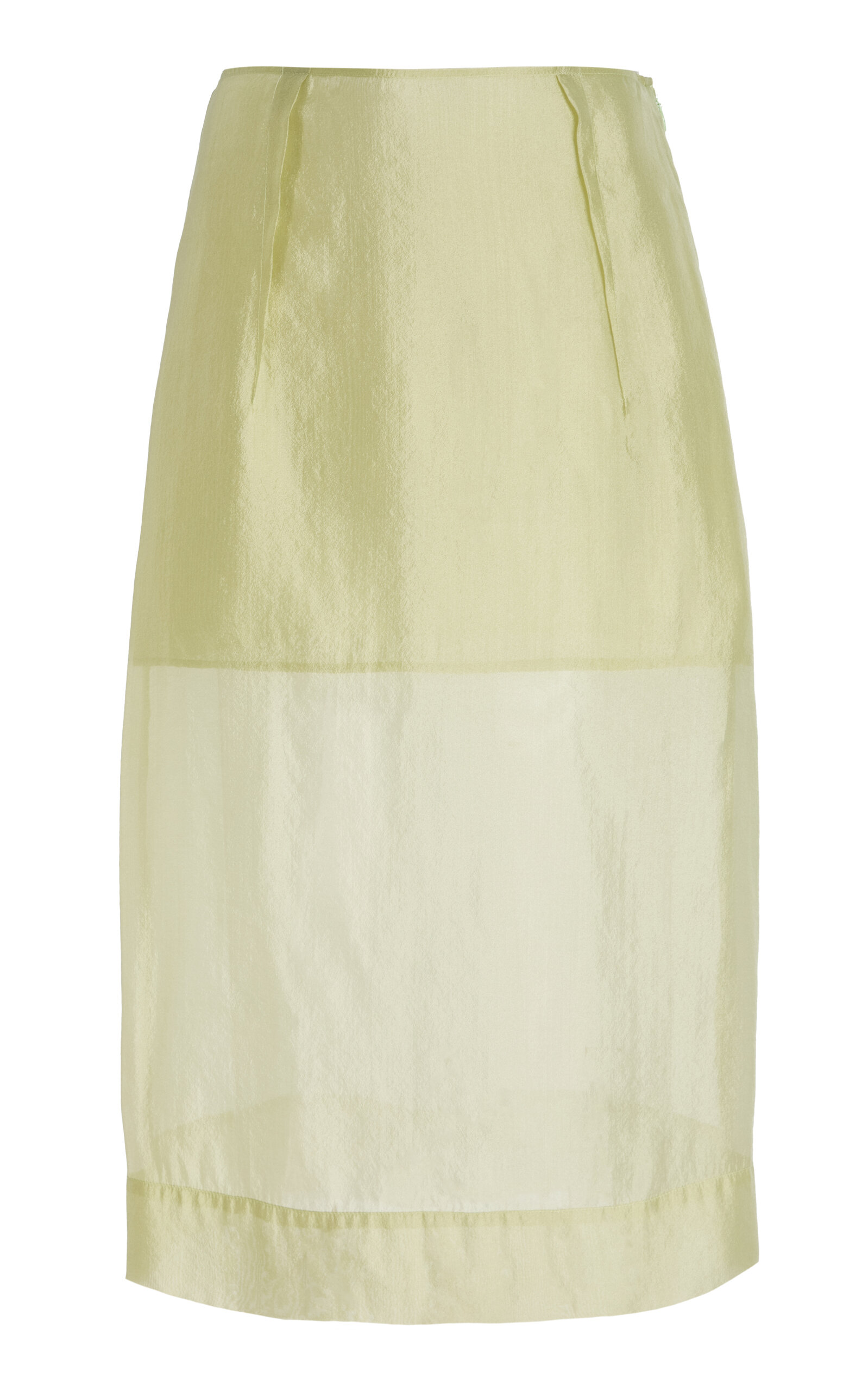 THE GARMENT Gilian Organza Midi Skirt - Green