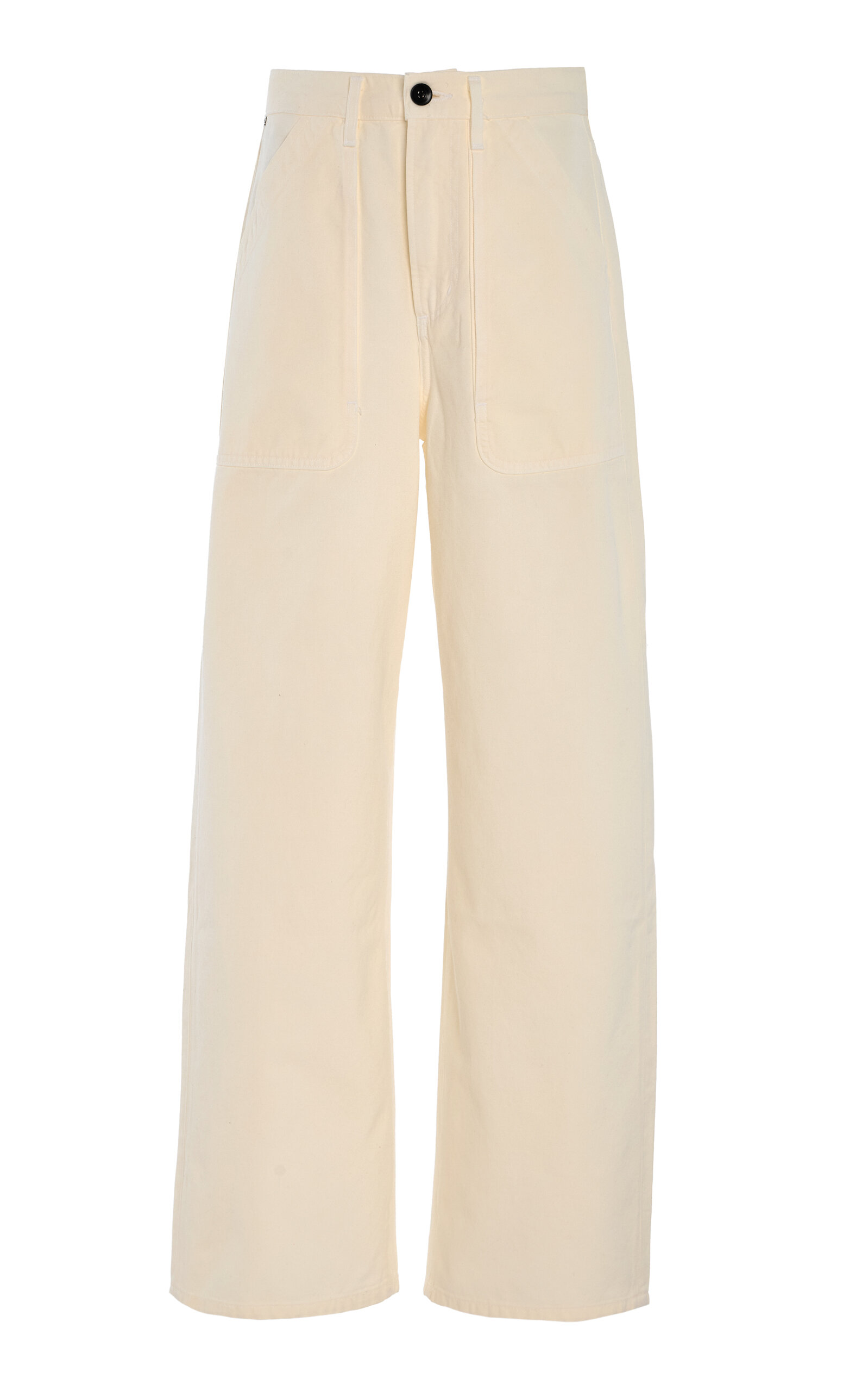 Citizens Of Humanity Ayla Rigid High-rise Cargo Jeans In White