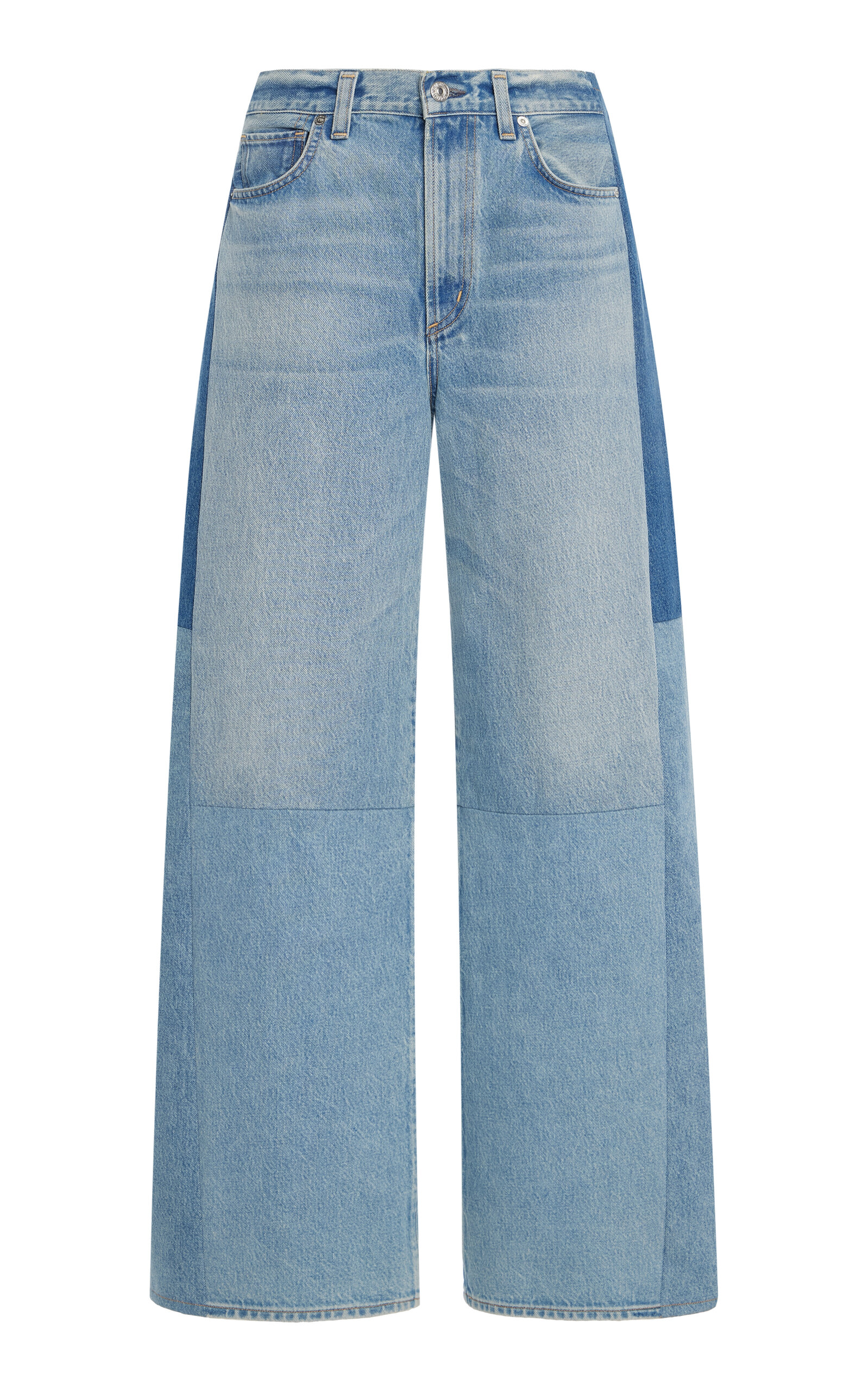 Citizens of Humanity Re-Worked Rigid Mid-Rise Baggy Jeans - Light Wash