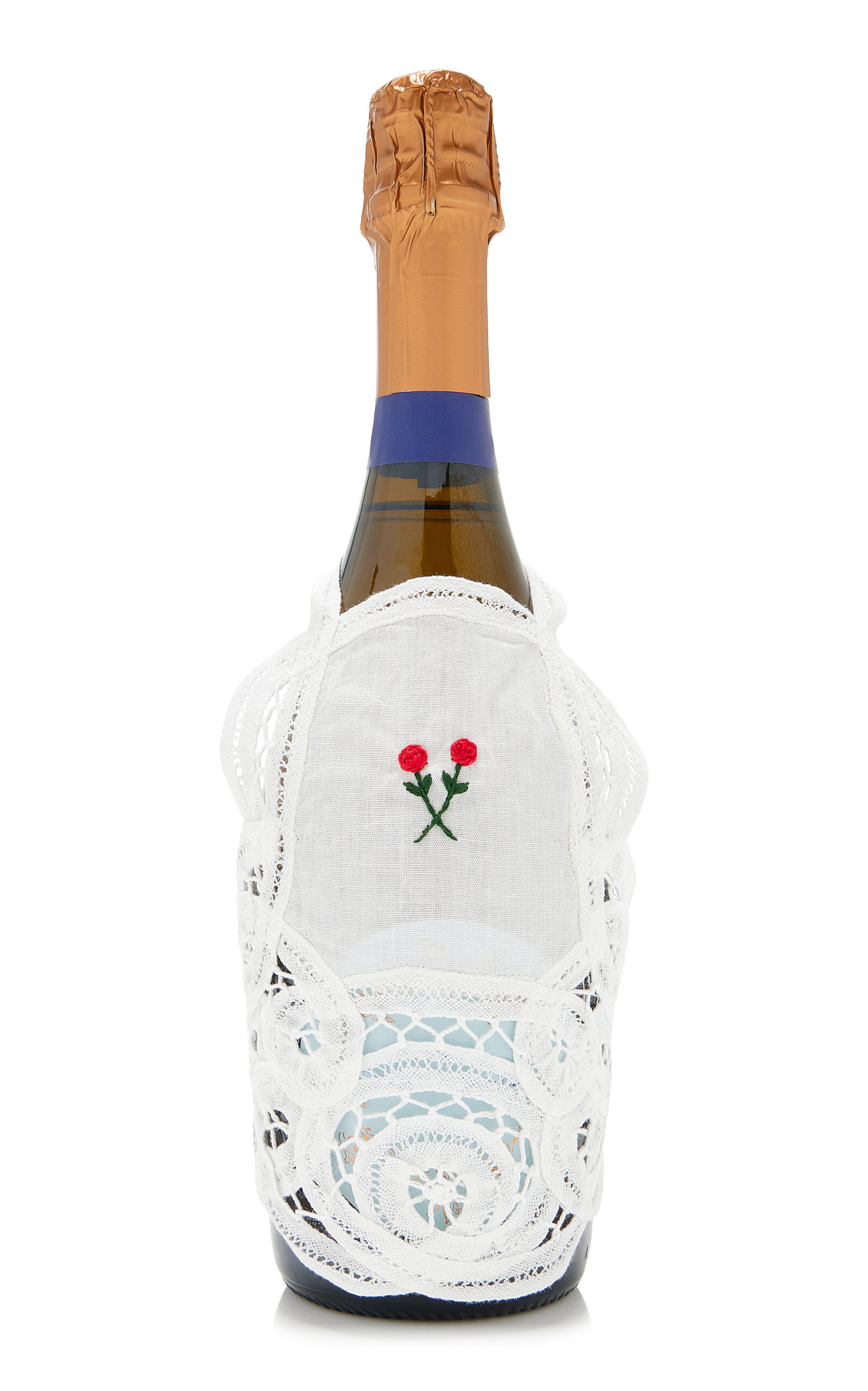 Gohar World Bottle Apron; Champagne - White