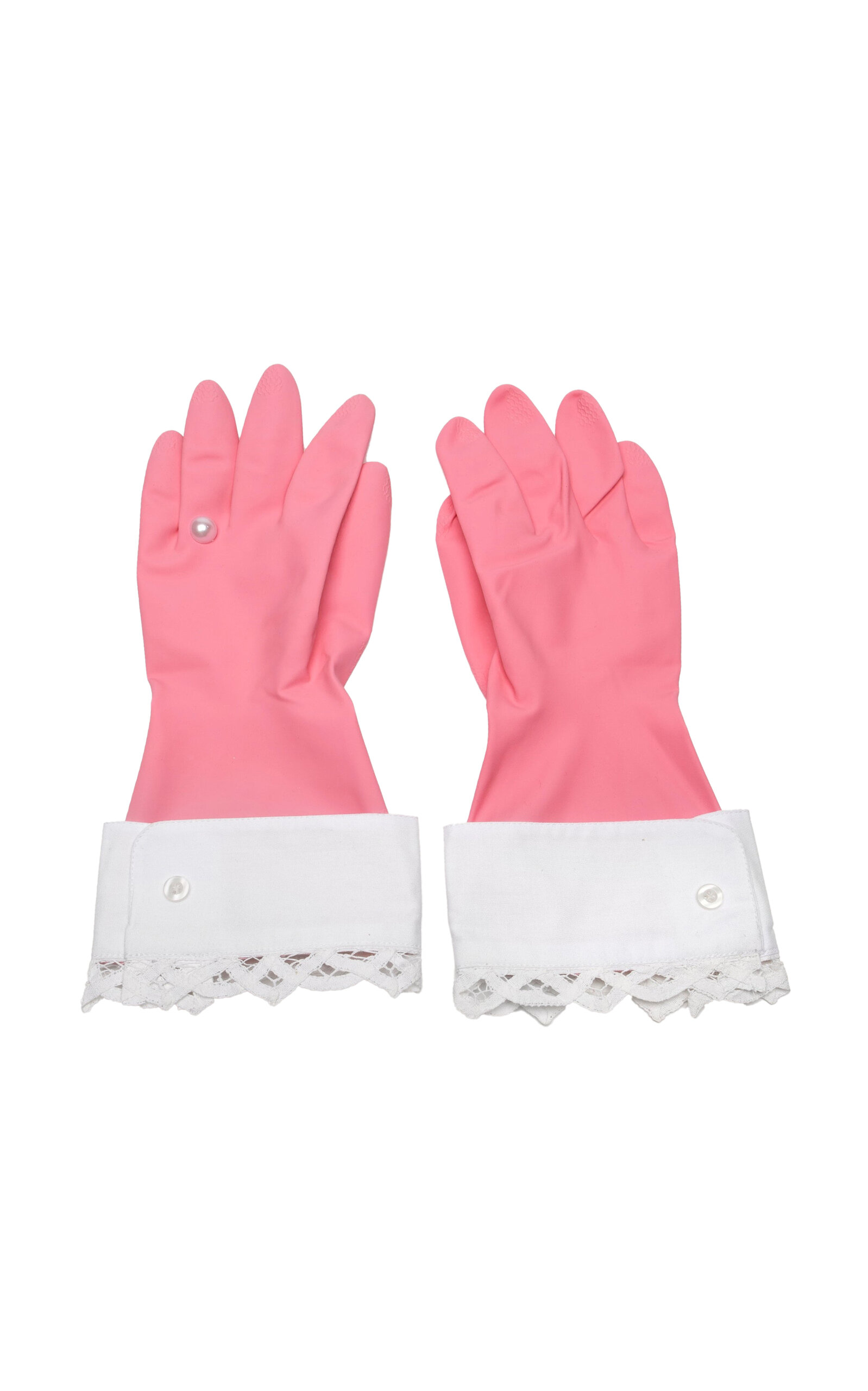 Gohar World Host Gloves; Rubber - Pink