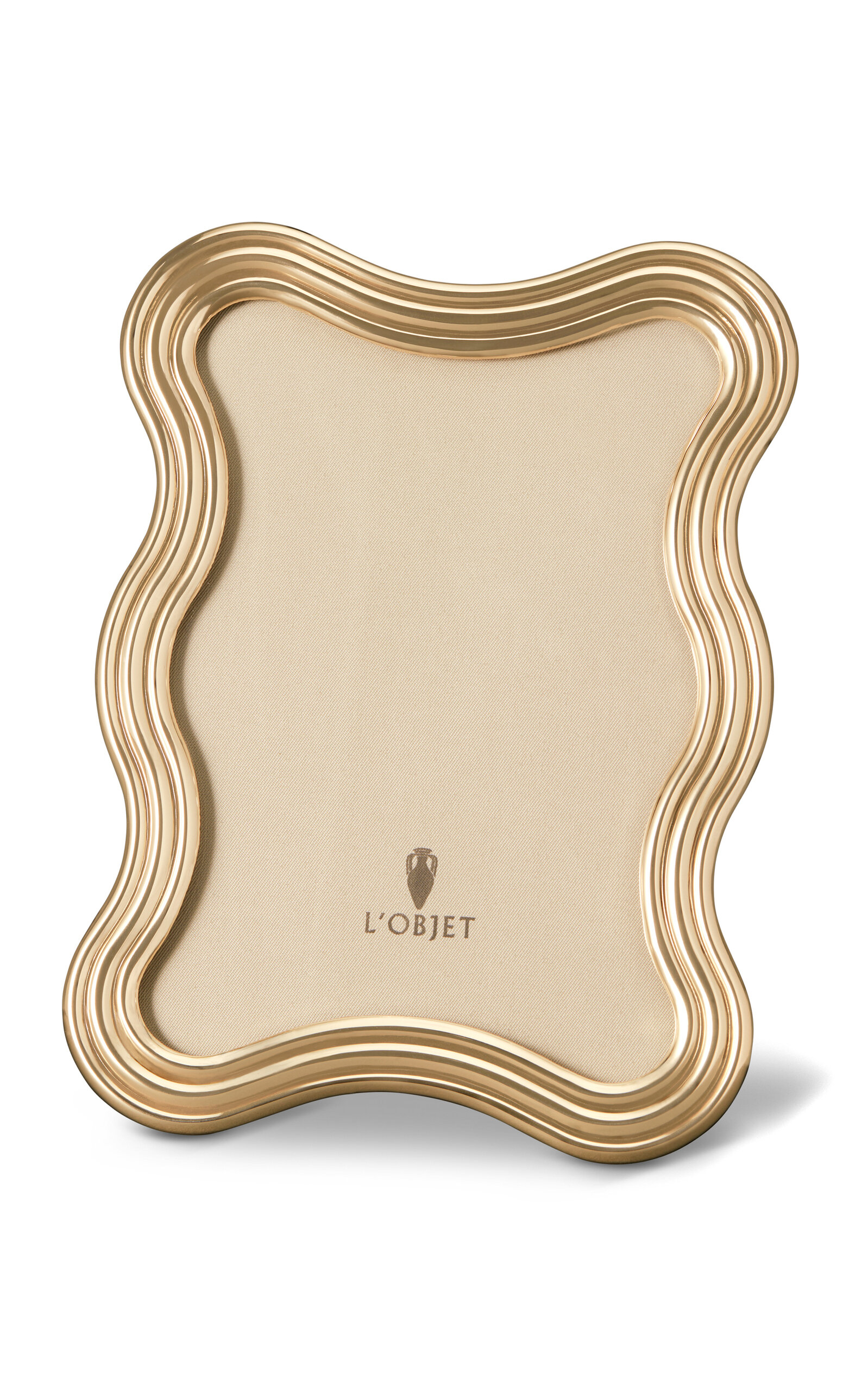 L'Objet Ripple Gold Frame 5X7 - Gold