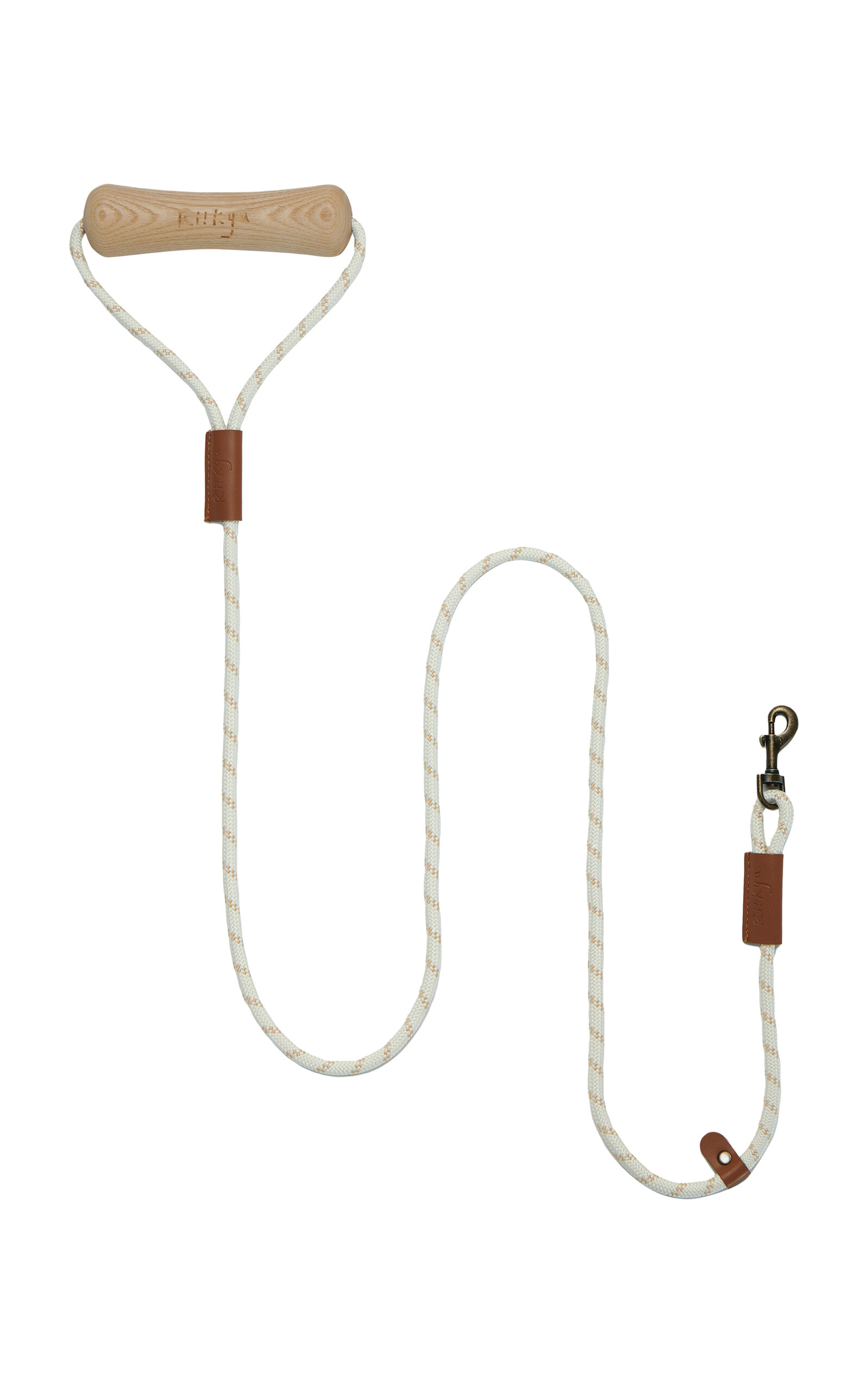 Riikyu Dog Bone Leash - Off-White