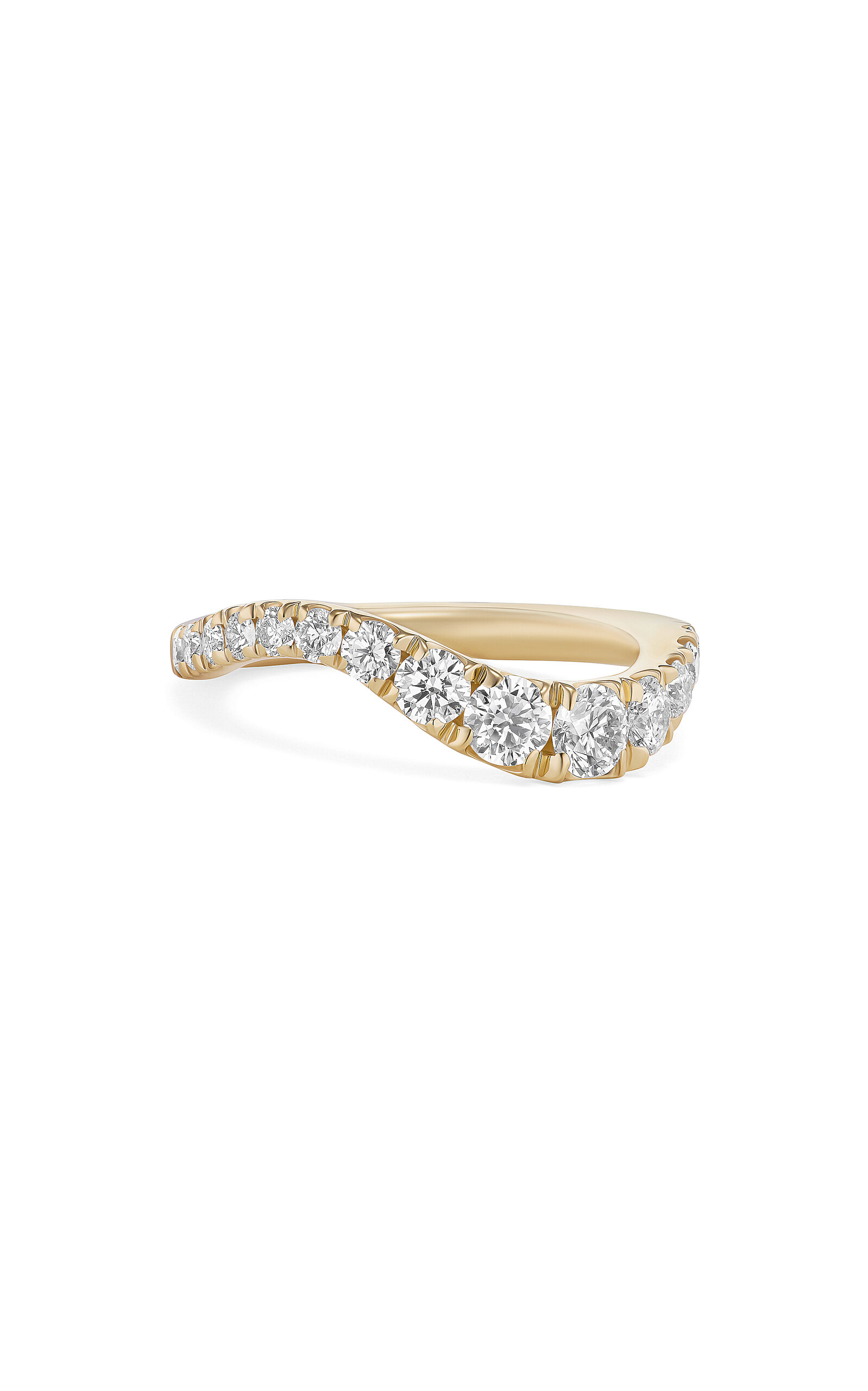 Melissa Kaye Clara 18K Yellow Gold Diamond Ring - Gold - Moda Operandi