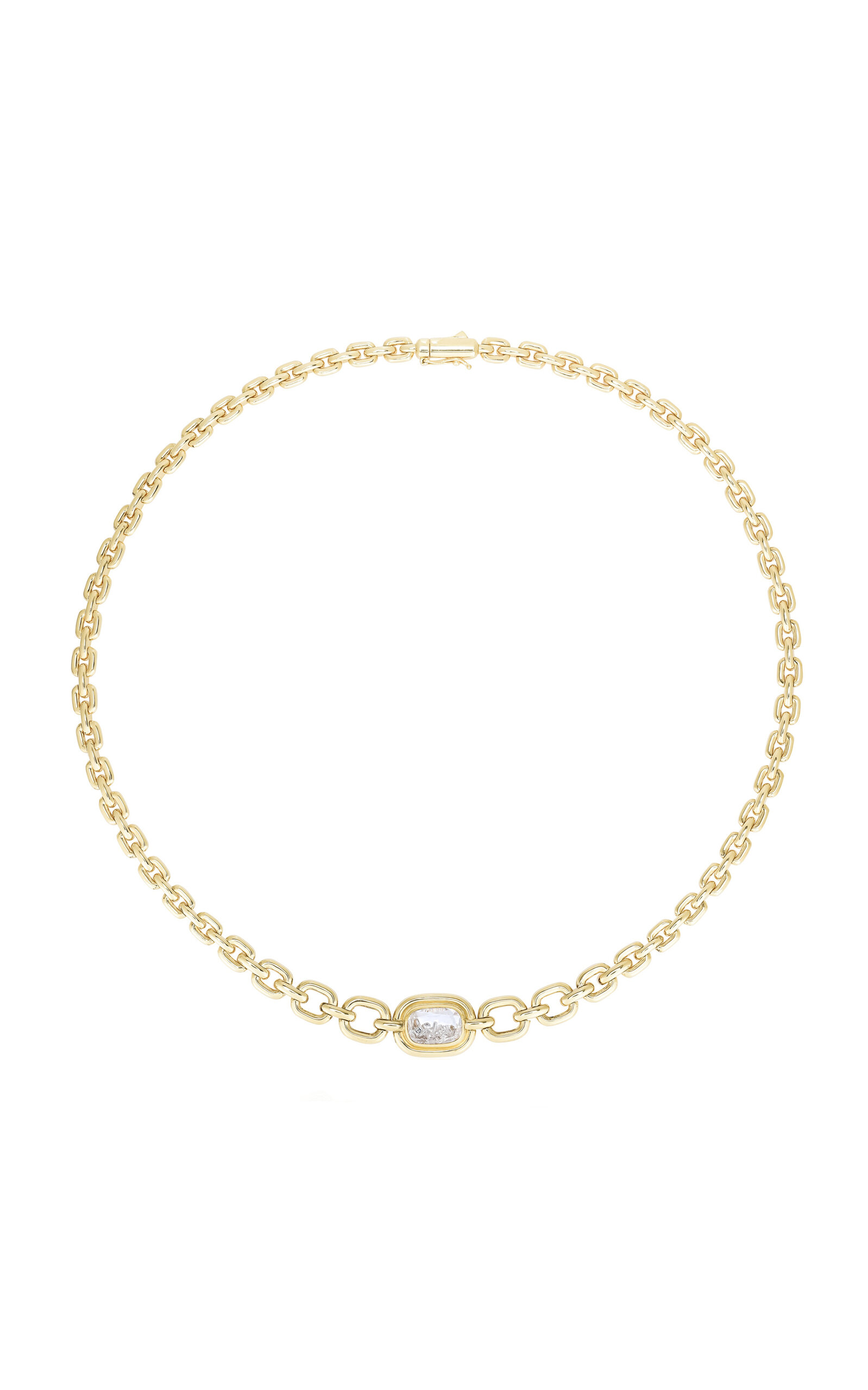 Moritz Glik Elo 18K Yellow Gold Diamond Necklace - Gold - OS - Moda Operandi