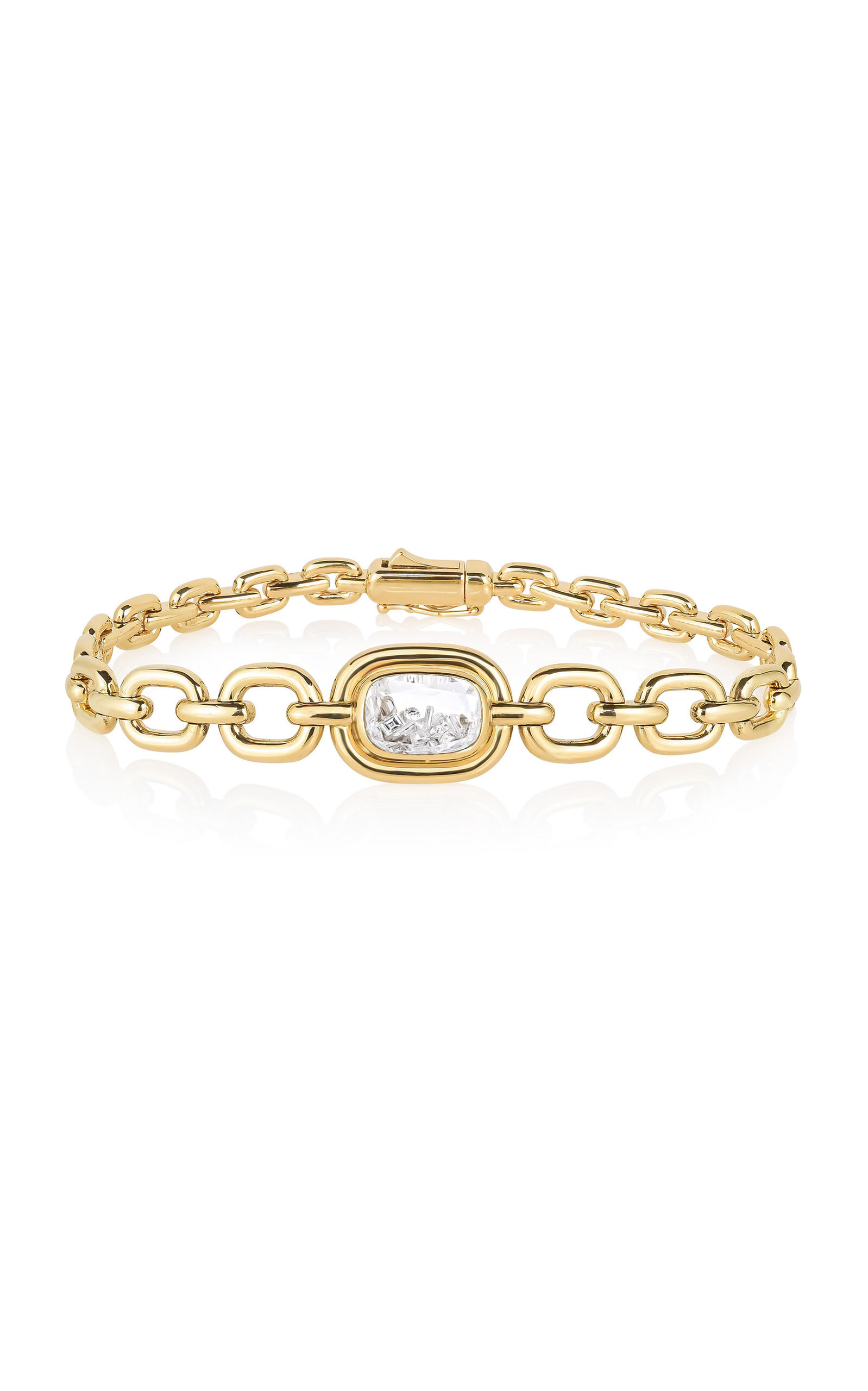 Moritz Glik Elo 18K Yellow Gold Diamond Bracelet - Gold - OS - Moda Operandi