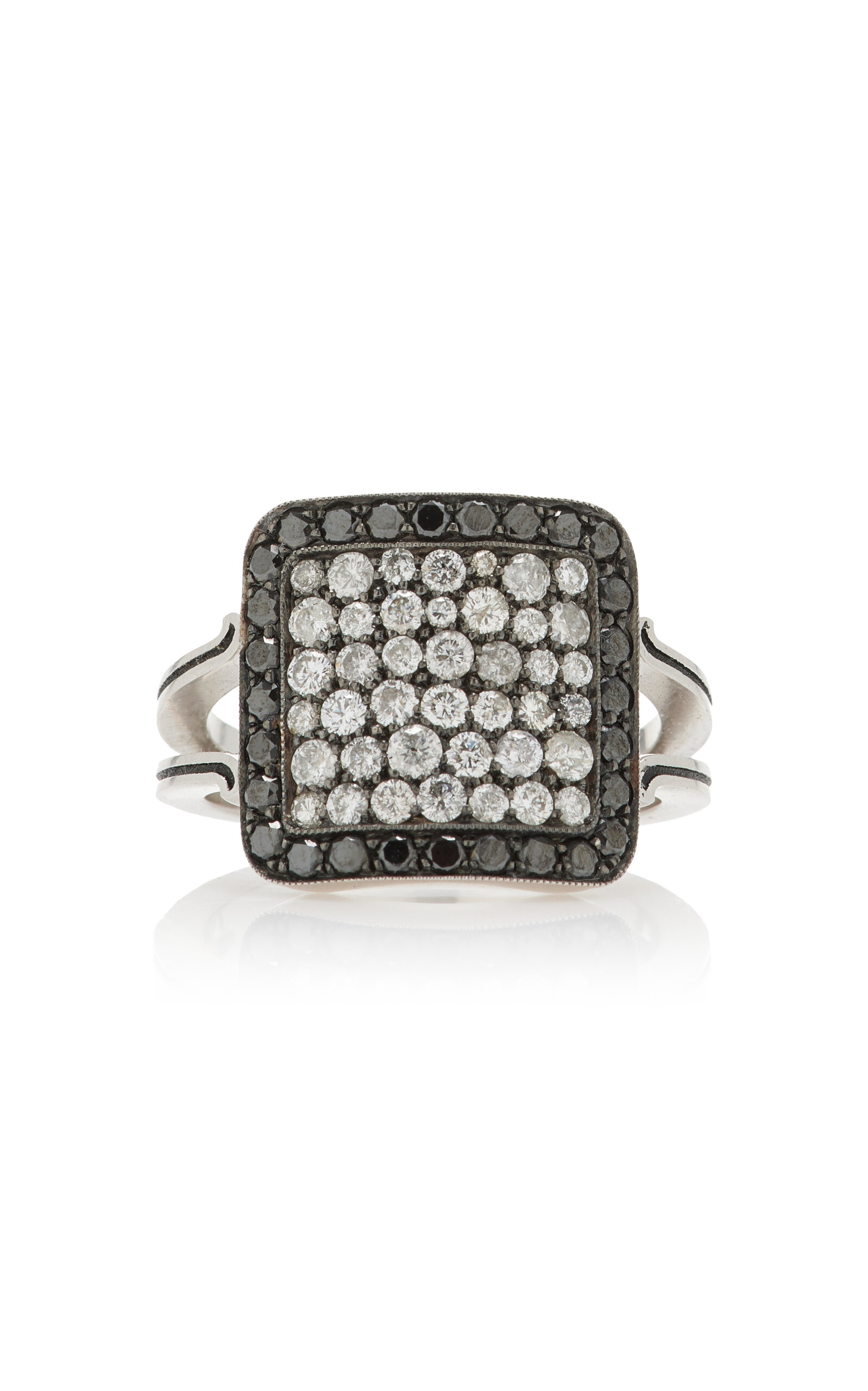 Sylva & Cie 18K Yellow Gold Diamond Ring - White - US 7.5 - Moda Operandi - Women's Jewelry And Watches