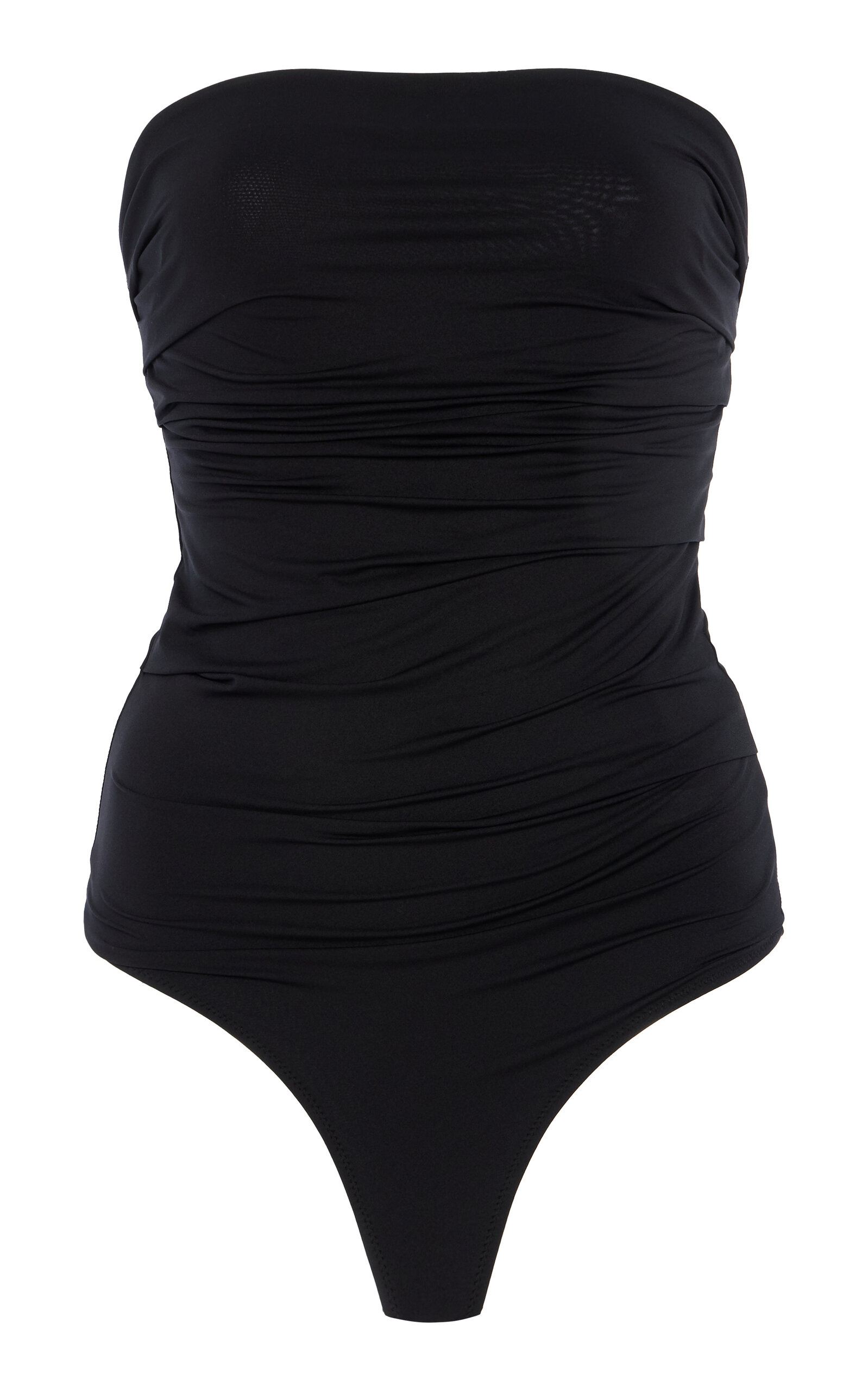 Agolde Gwyneth Jersey Bodysuit - Black - XS