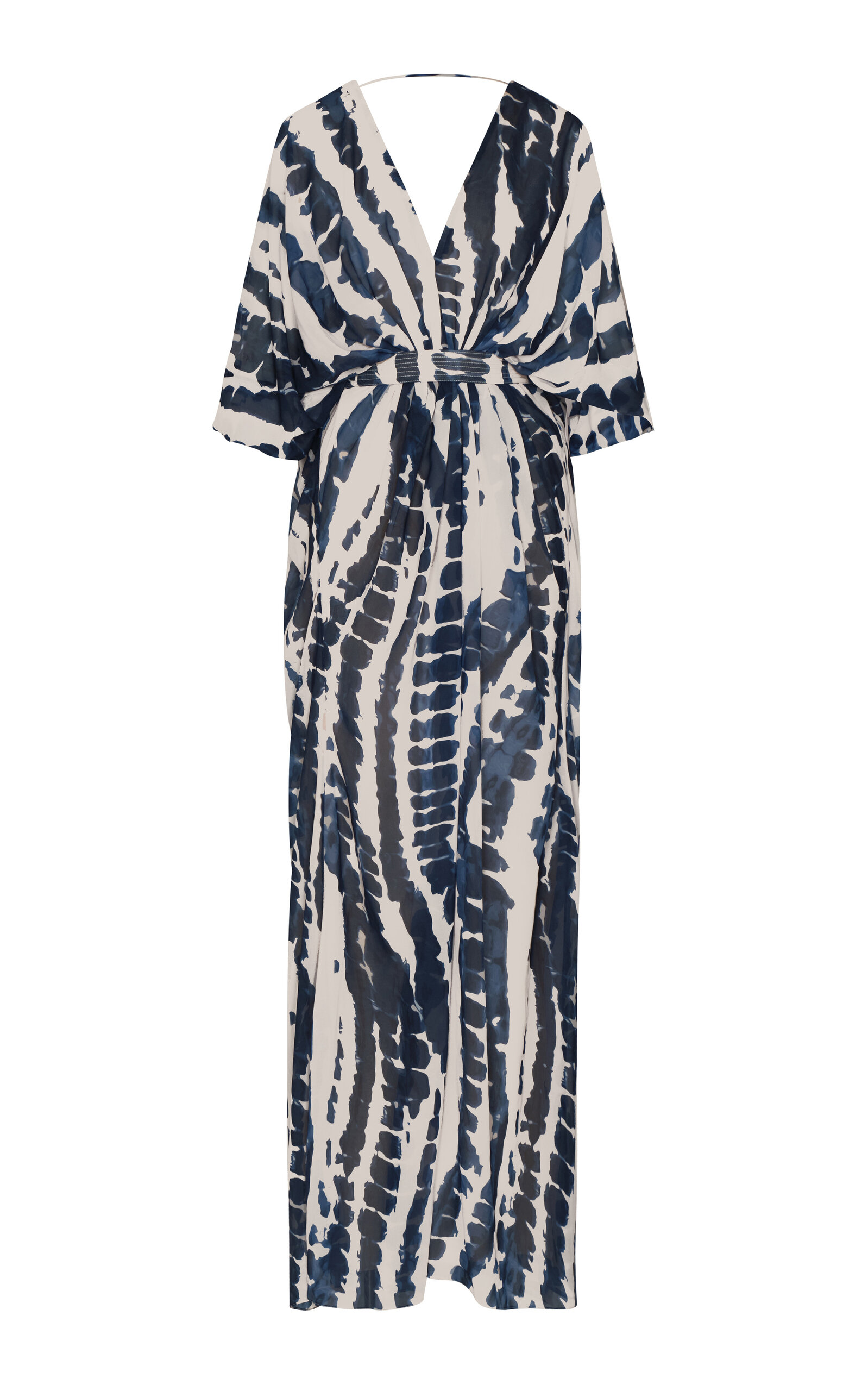 Aurat Belted Chiffon Caftan Dress