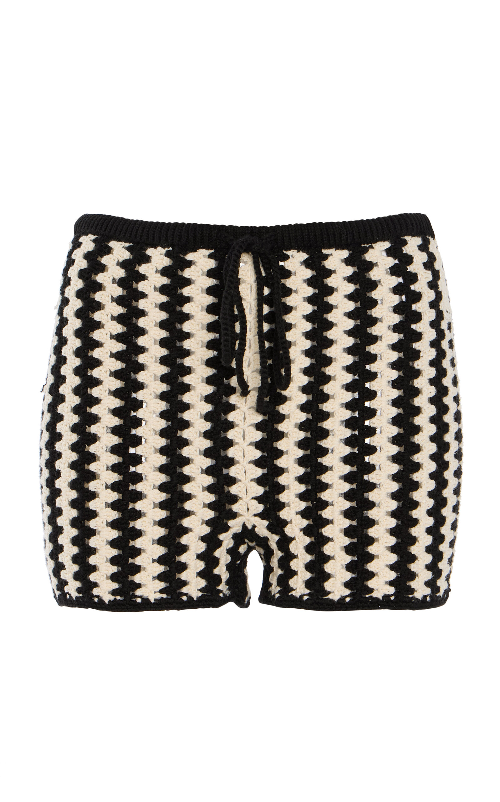 By Malene Birger Dor Organic Cotton Shorts In Black,white