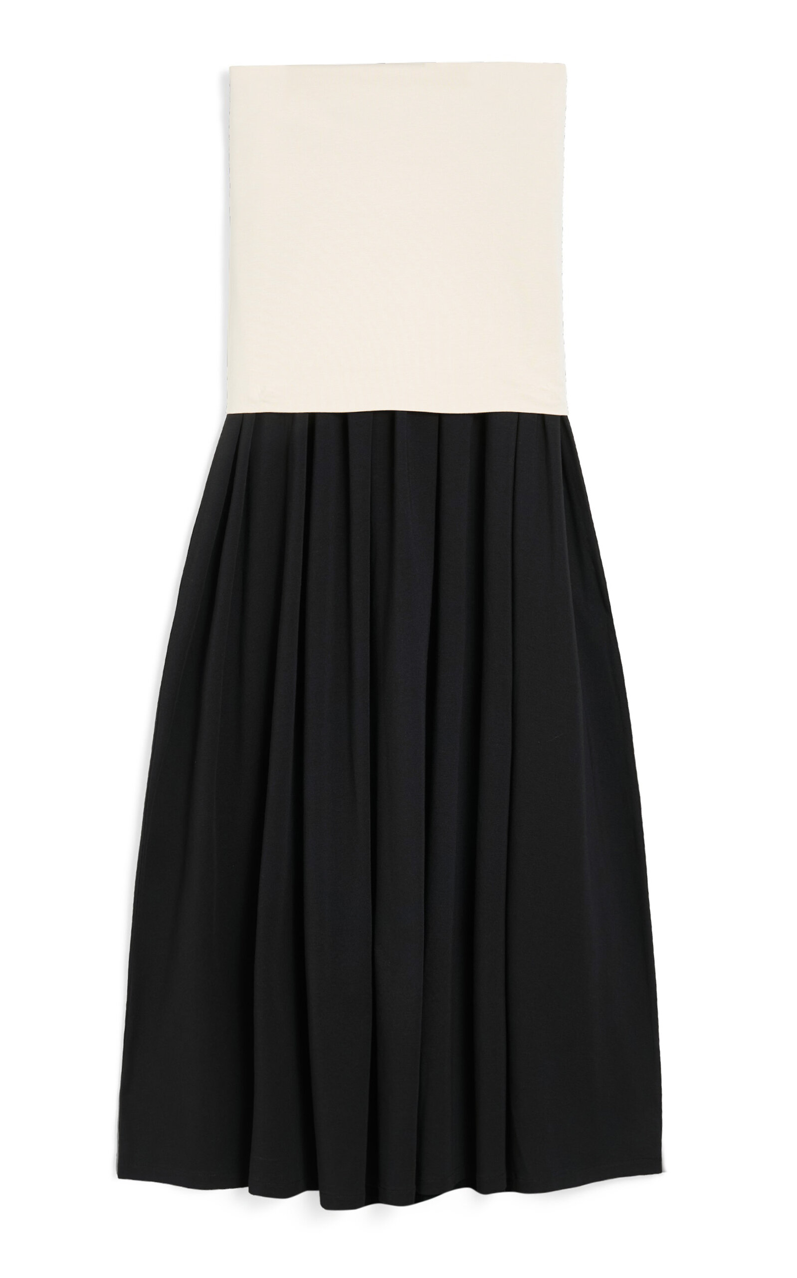 By Malene Birger Marciella Organic Cotton Jersey Maxi Dress - Black/white - XS