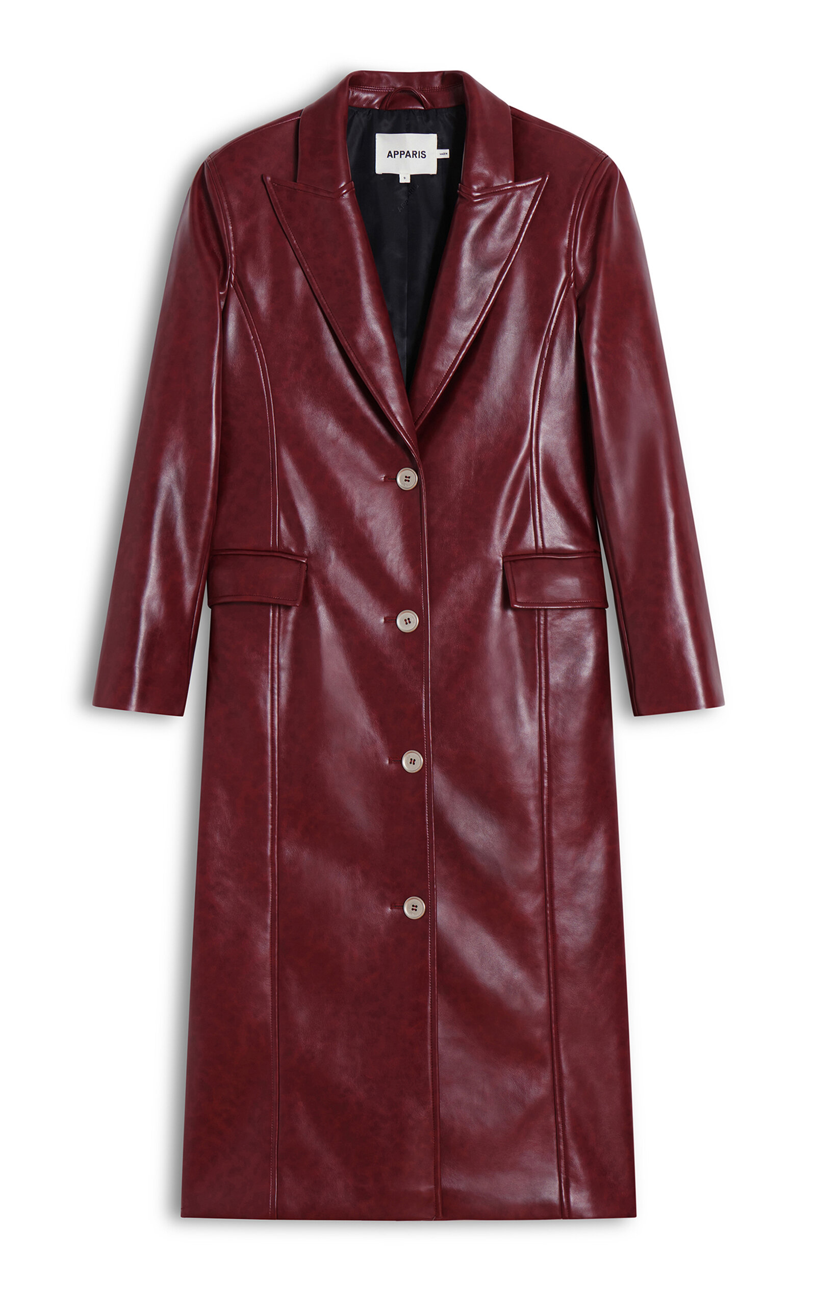Apparis Lauren Recycled Leather Coat