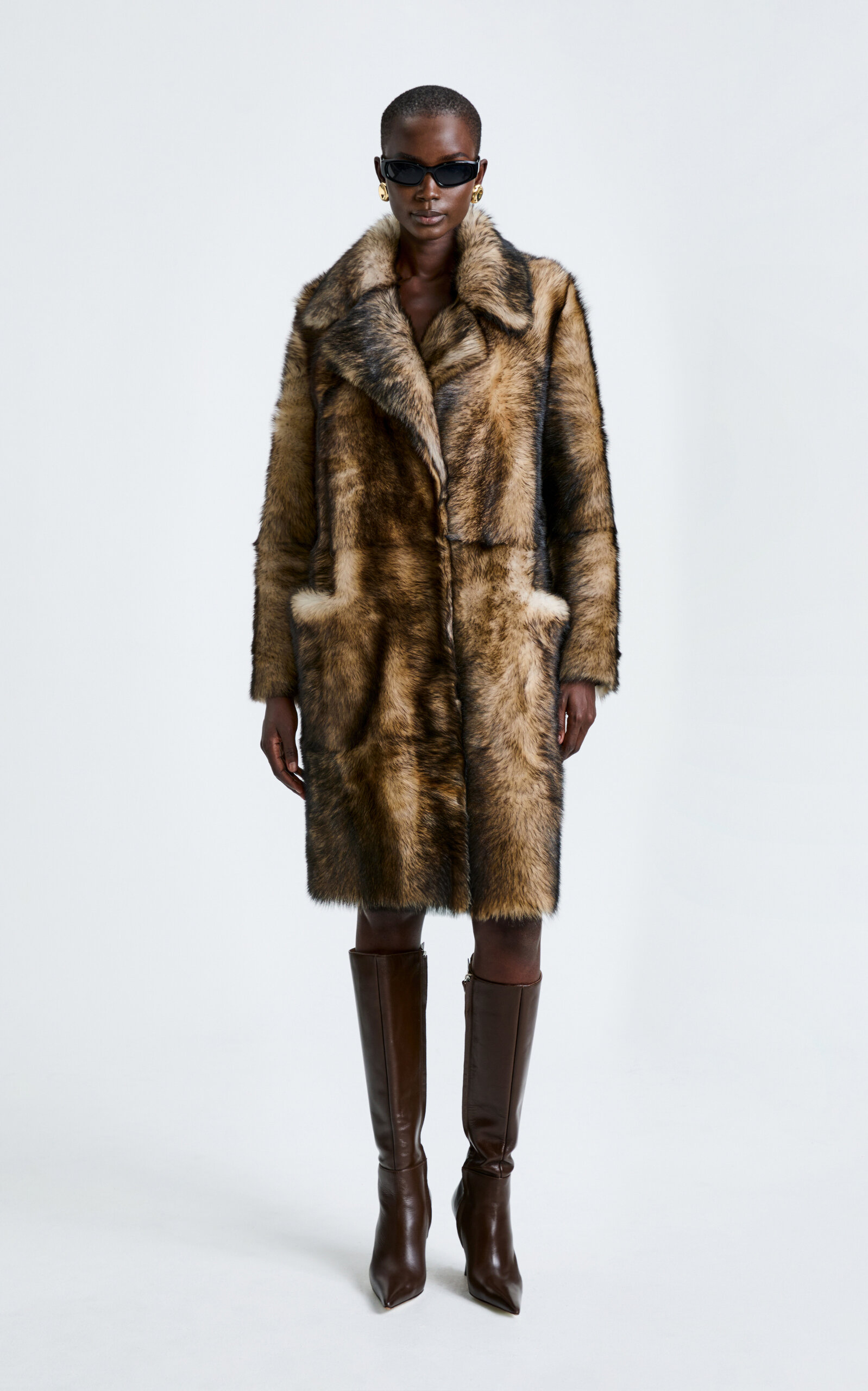 Nour Hammour Evita Shearling Coat