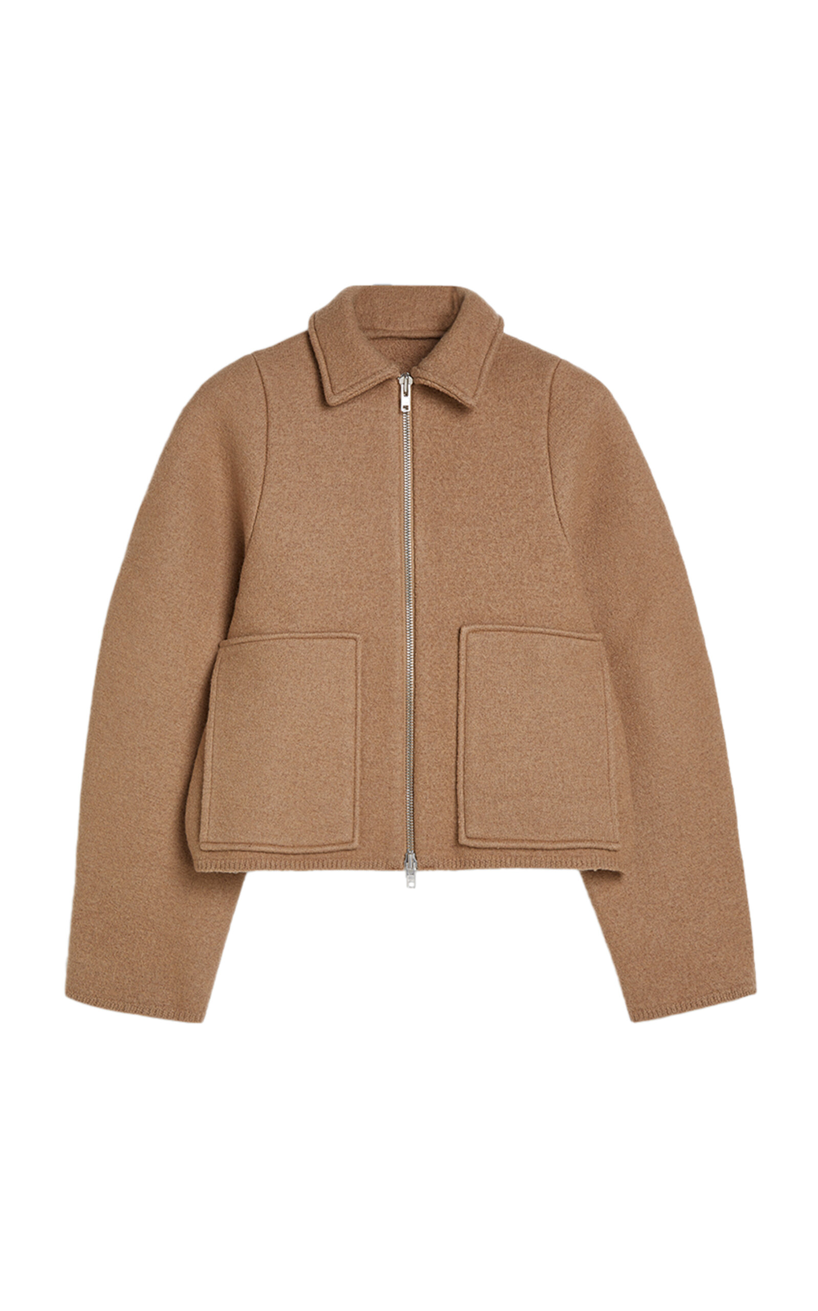 Kassl Merino Wool Jacket In Tan