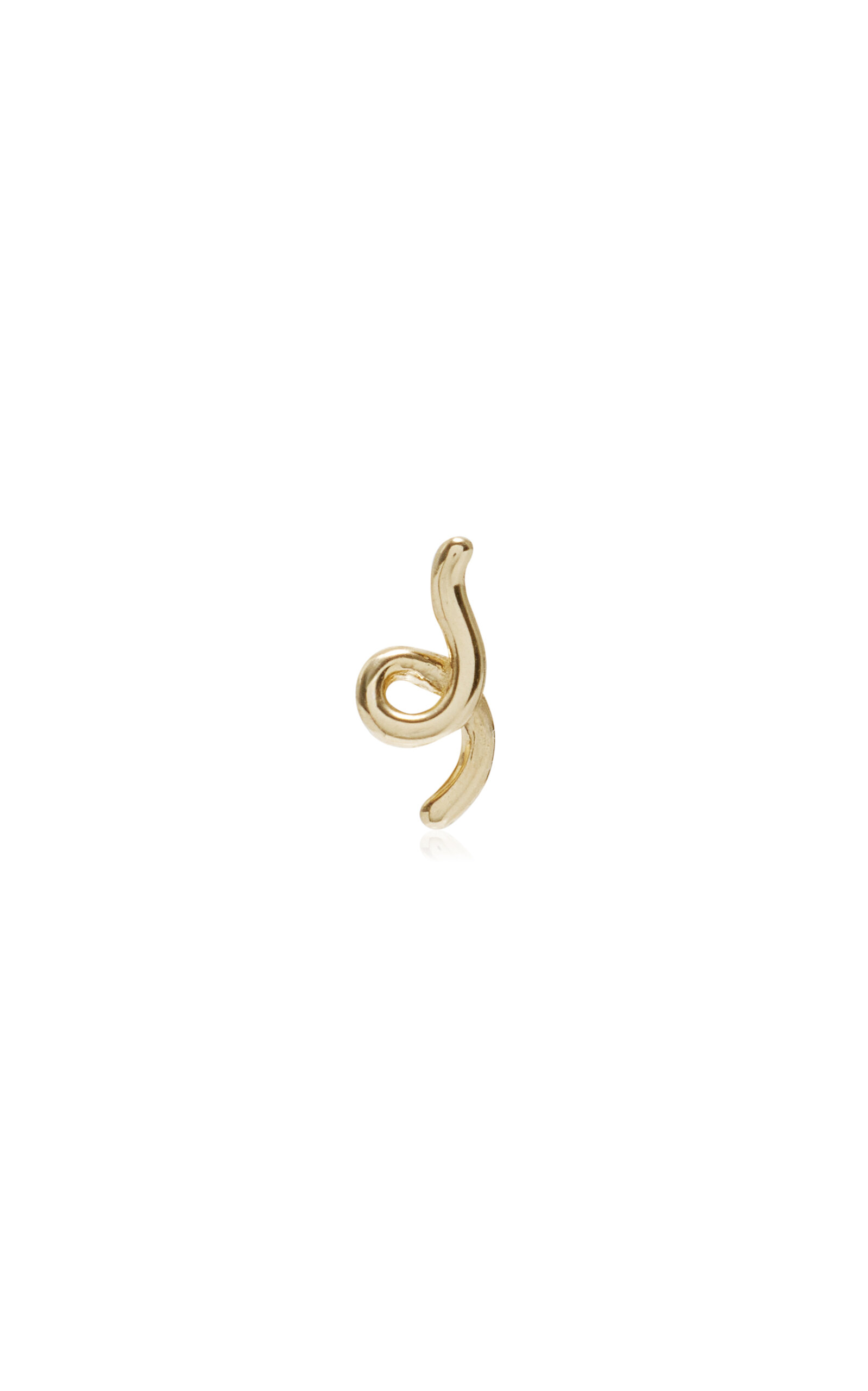 Bea Bongiasca Mini Loop 9k Yellow Gold Single Earring In Gold