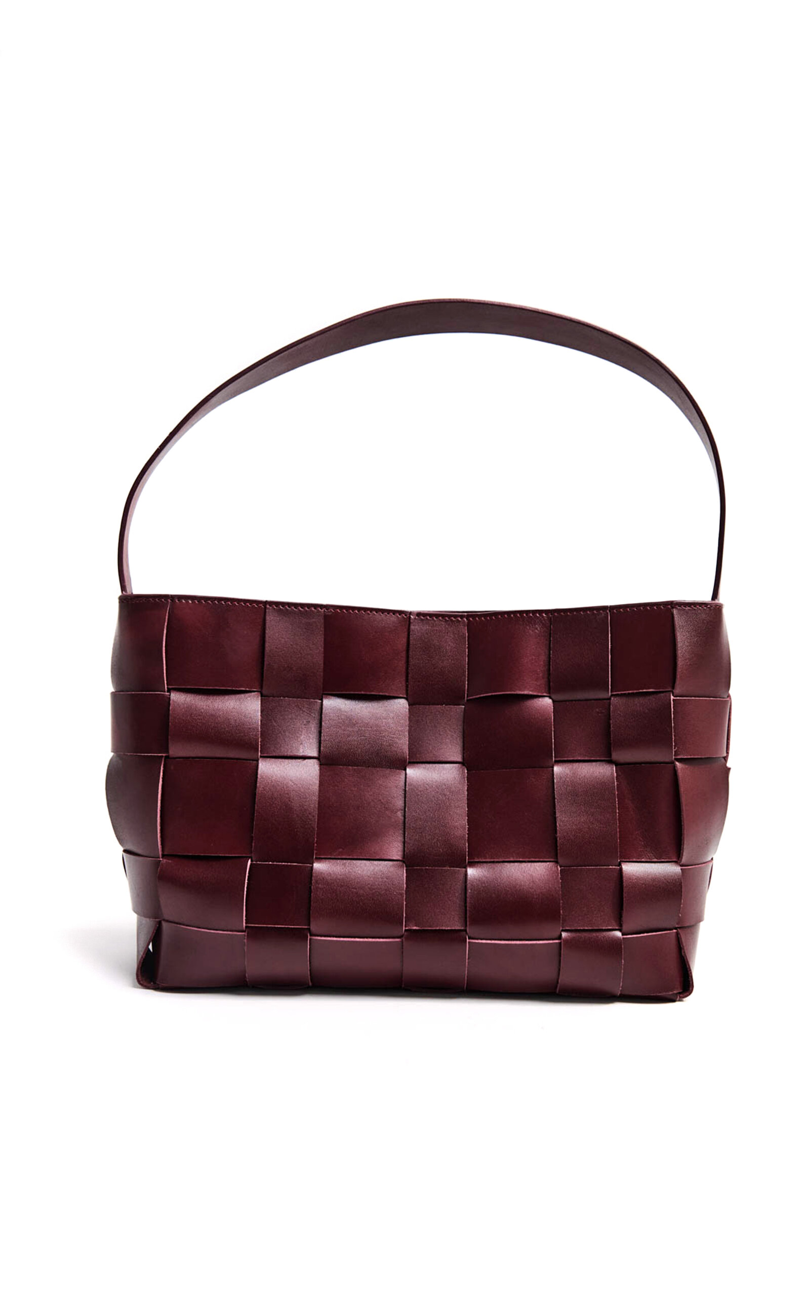 St. Agni Woven Leather Mini Tote