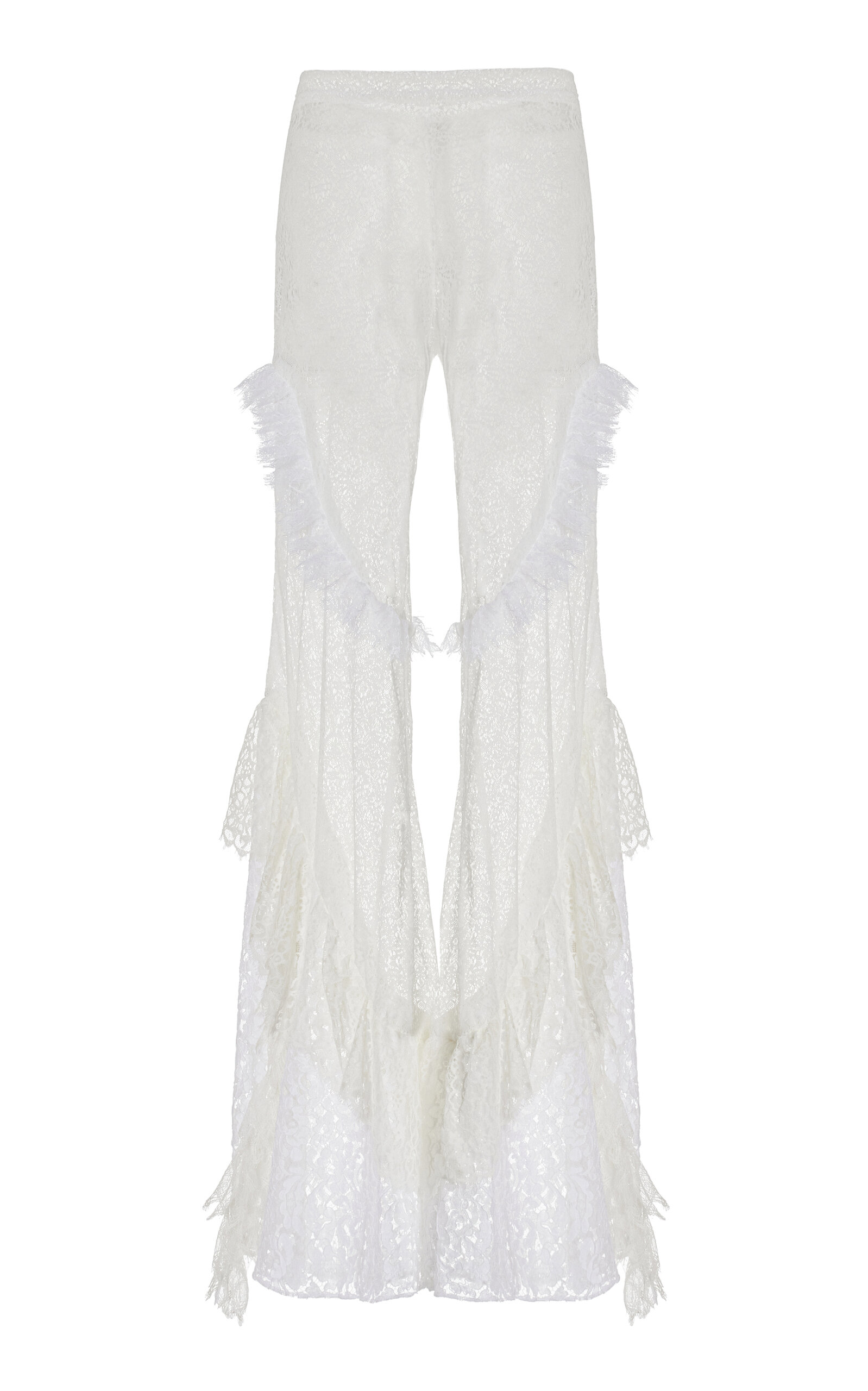 FRANÇOISE Exclusive Carine Ruffled Lace Flared Pants