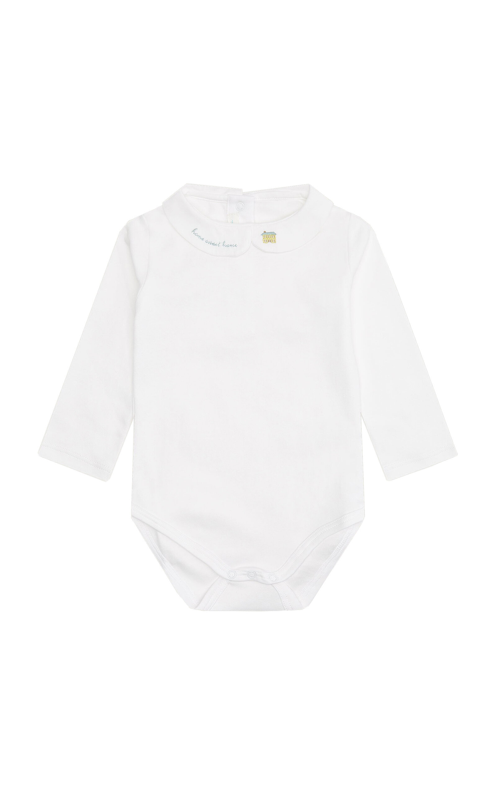 Marie-Chantal Infants'Home Sweet Home Peter Pan Collar Onesie