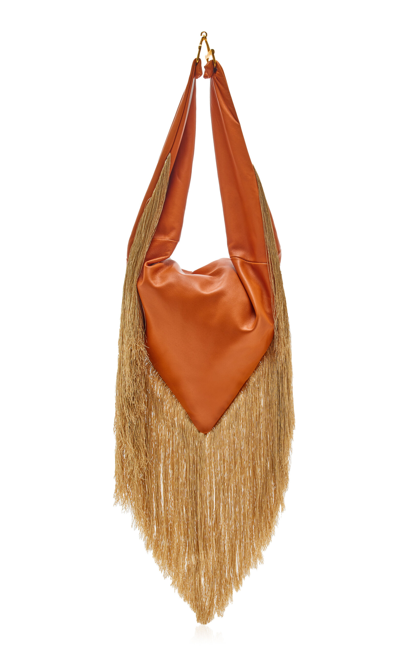 FRANÇOISE Exclusive Push Medium Fringed Leather Shoulder Bag - Women's Bags