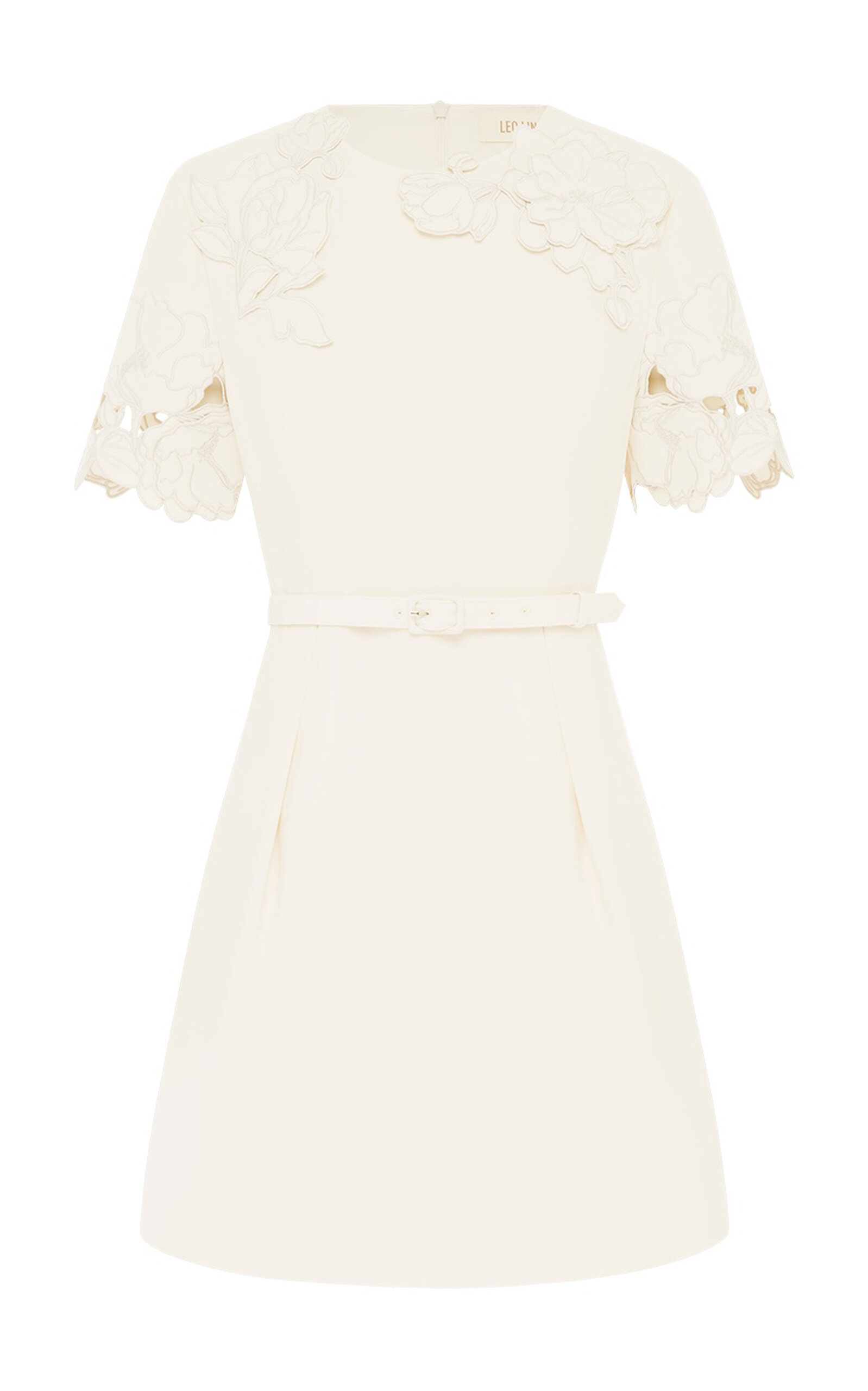 AurÃ©lie AppliquÃ© Short Sleeve Mini Dress