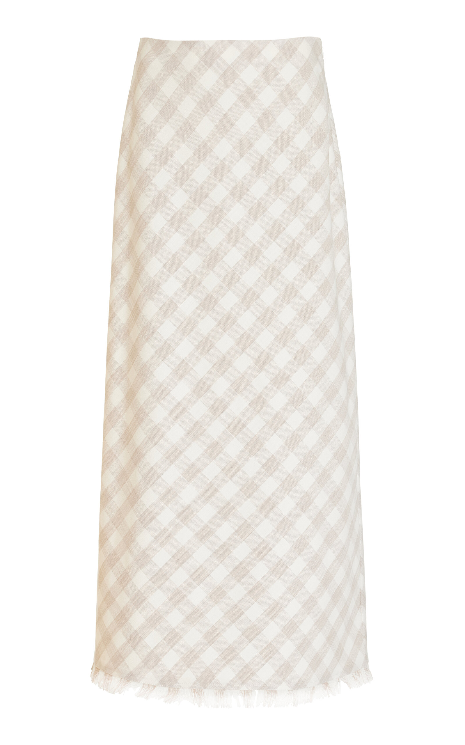 Noelle Gingham Midi Skirt