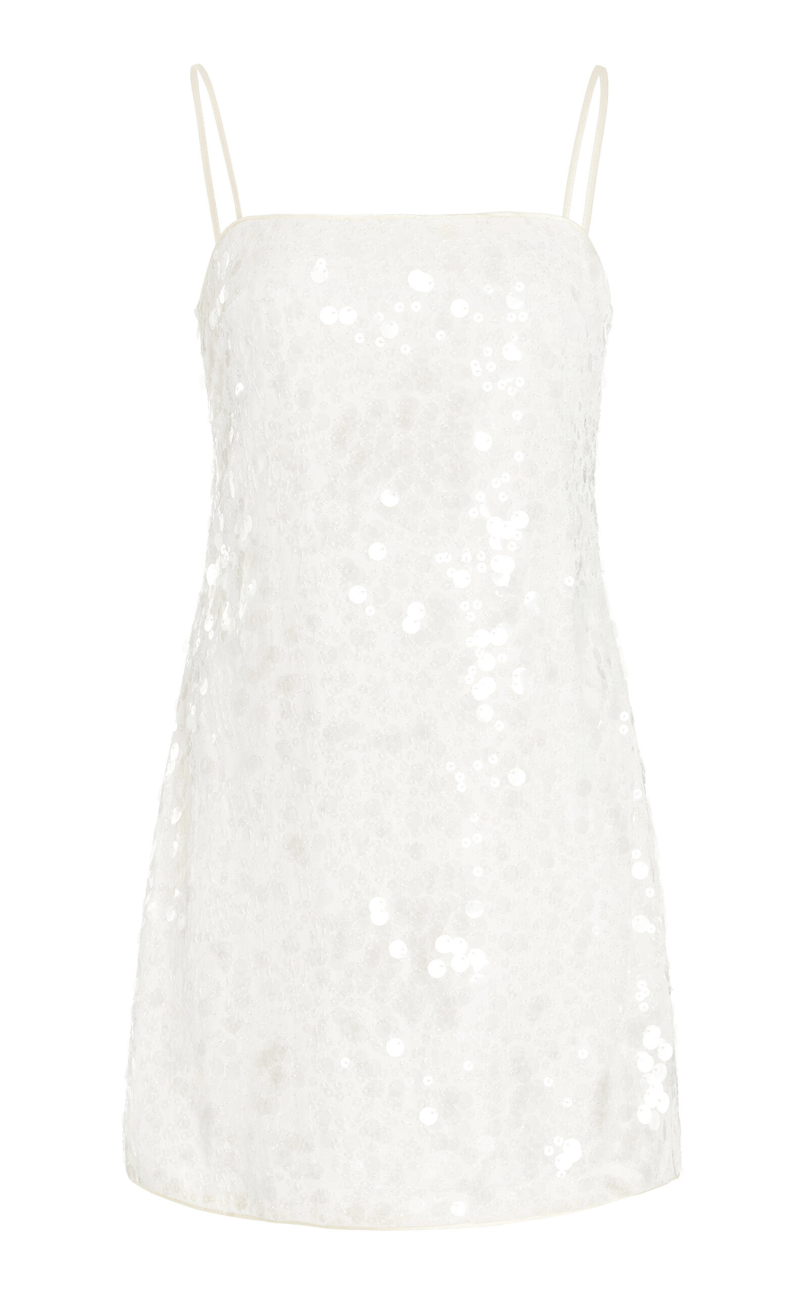 Simkhai Lollie Sequined Mini Dress In Ivory