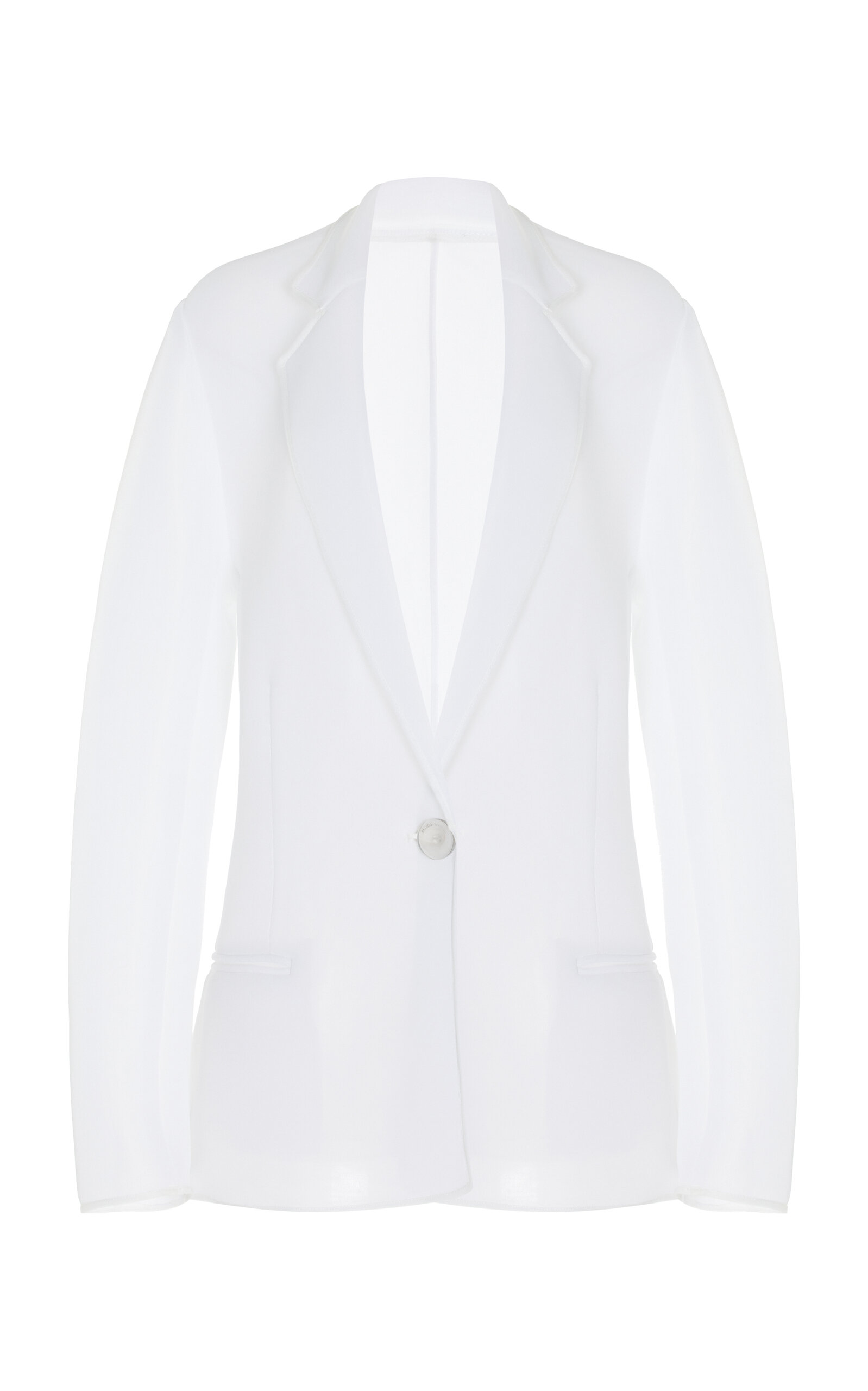 Brandon Maxwell The Pearl Double Breasted Jacket - White