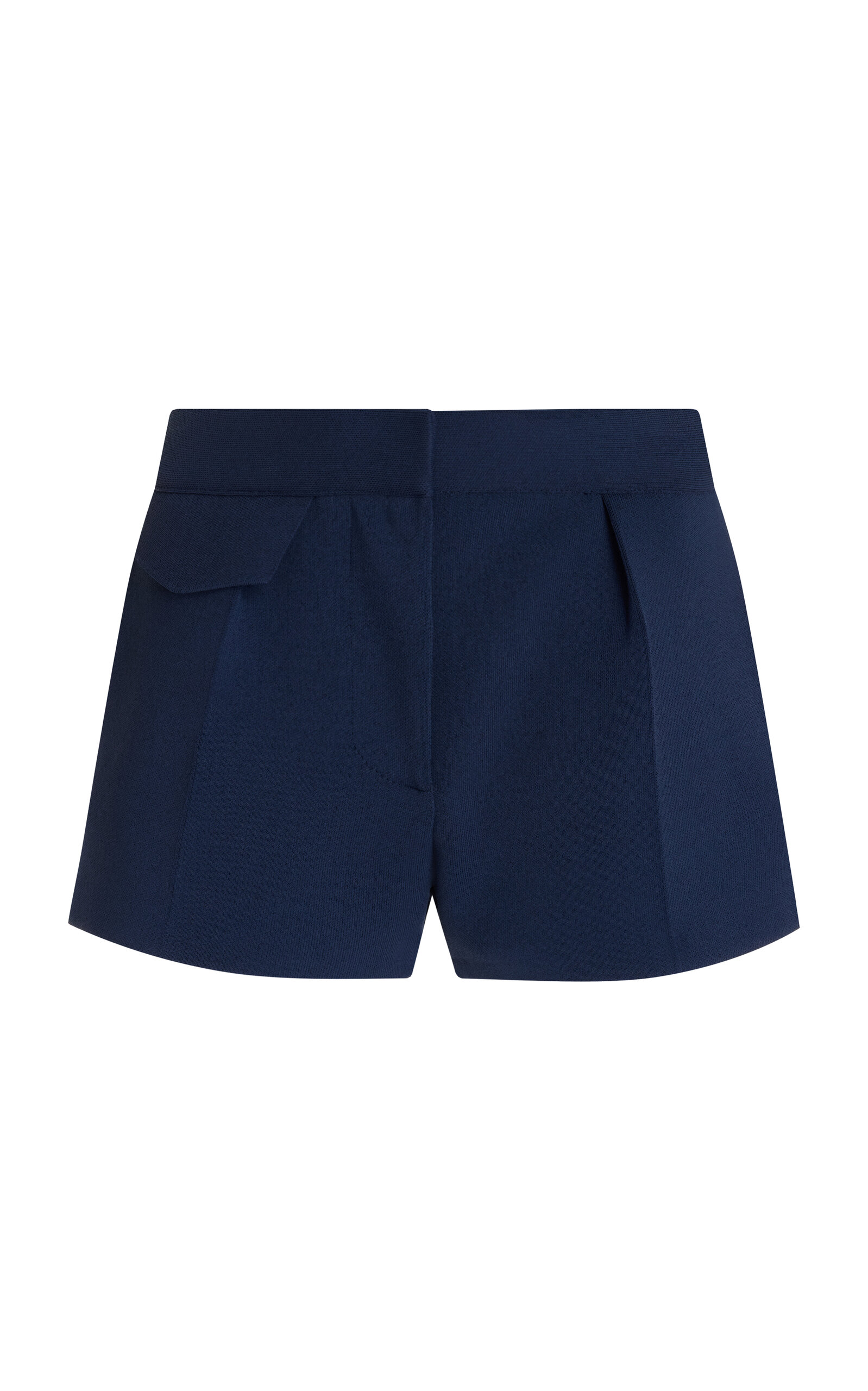 Brandon Maxwell The Kayla Petal-embroided Mini Dress In Navy