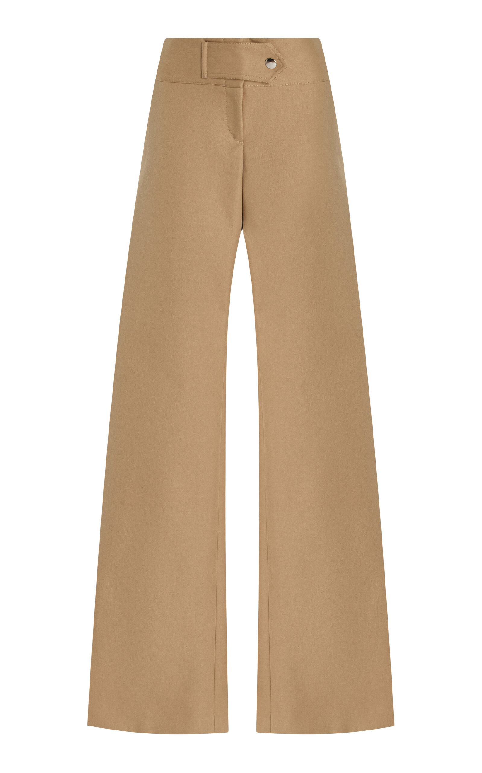 BRANDON MAXWELL THE WINIFRED LOW RISE COTTON PANTS