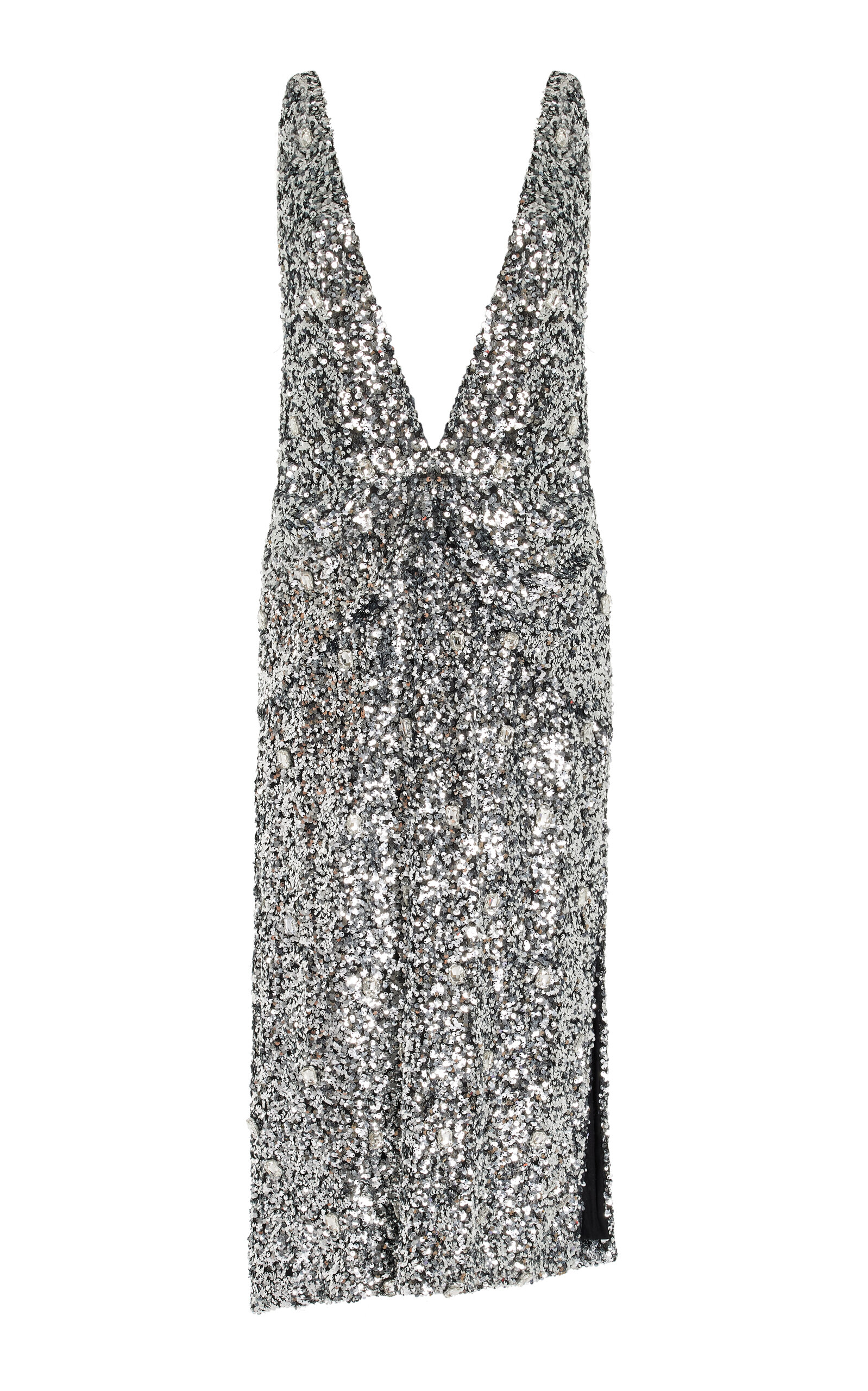 Brandon Maxwell The Santha Sequined Embellished Dress