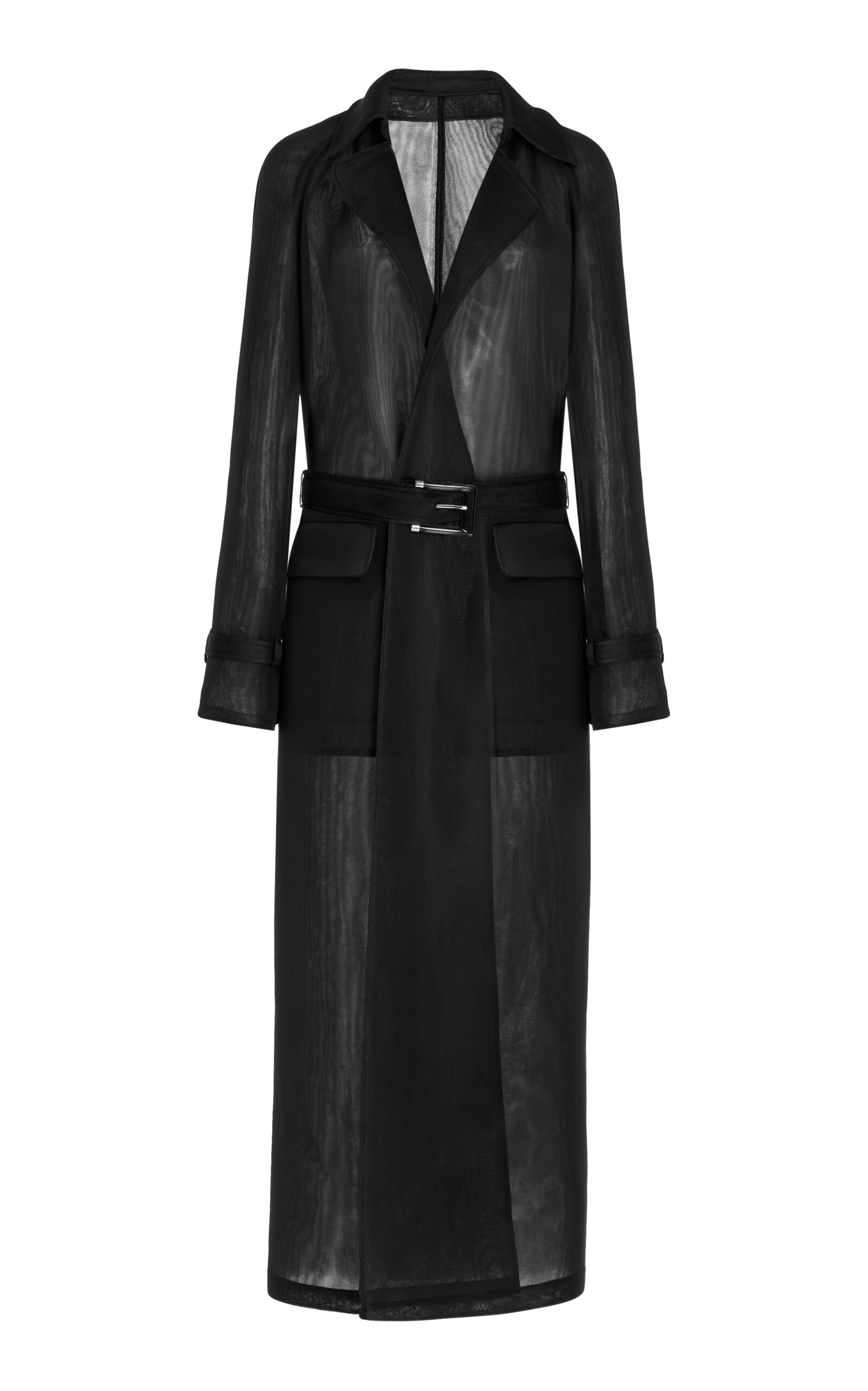 The Lineisy Belted Long Trench Coat