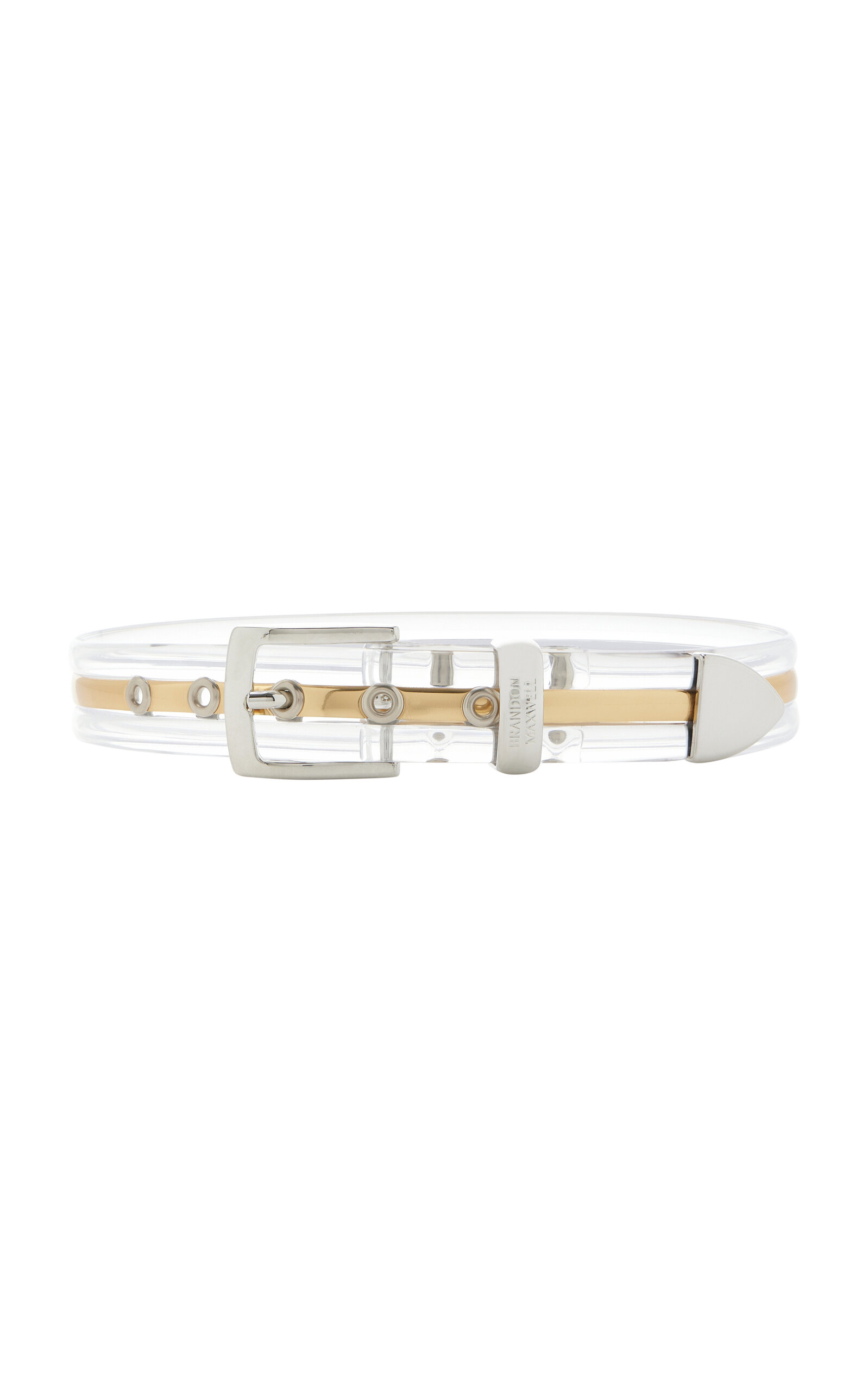 Metal-Detailed PVC Belt