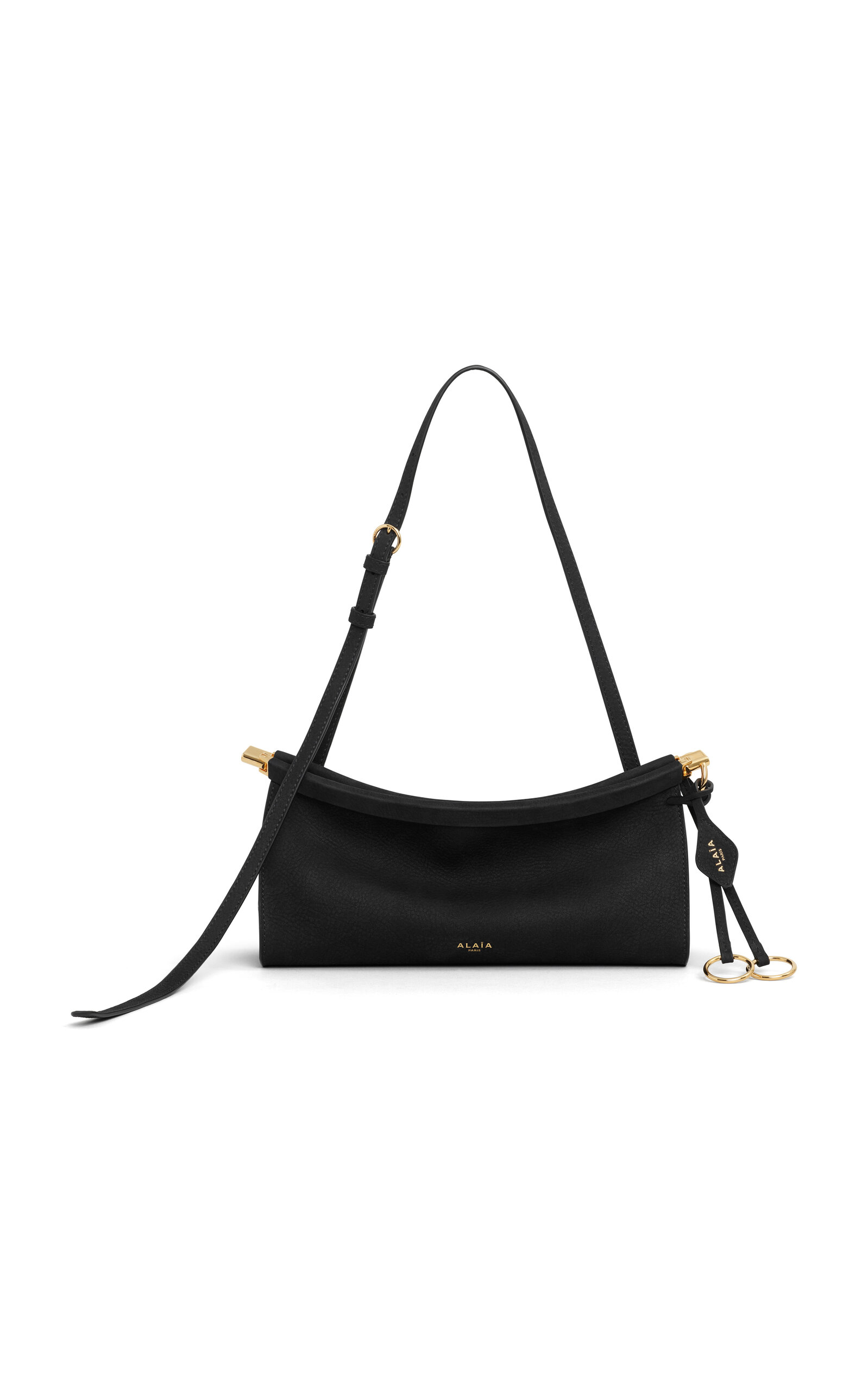 ALAÏA Le Click Small Leather E/W Shoulder Bag
