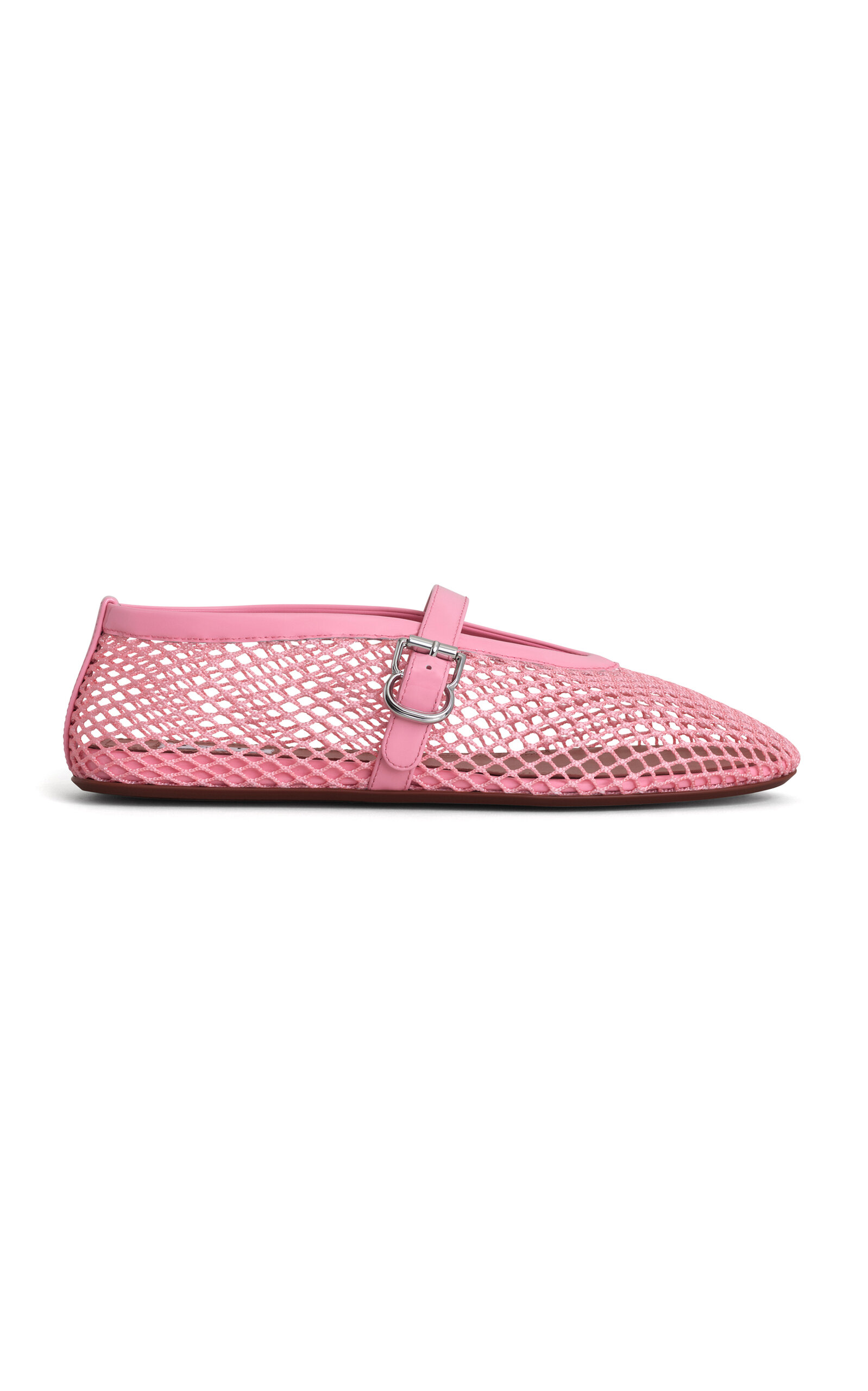 ALAÏA Mesh Ballet Flats - Pink - Women's Shoes