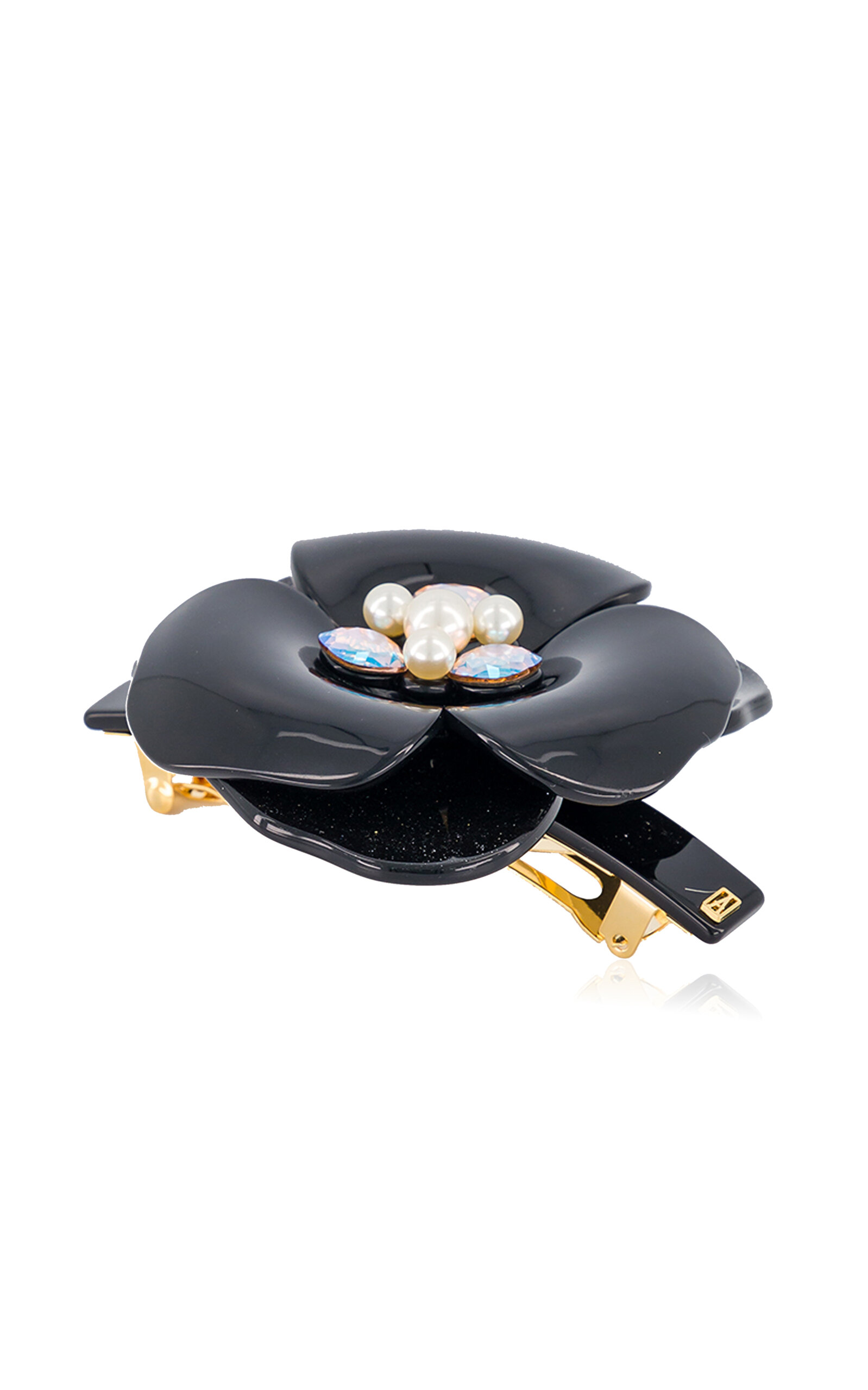 Alexandre de Paris Crystal Flower Barrette