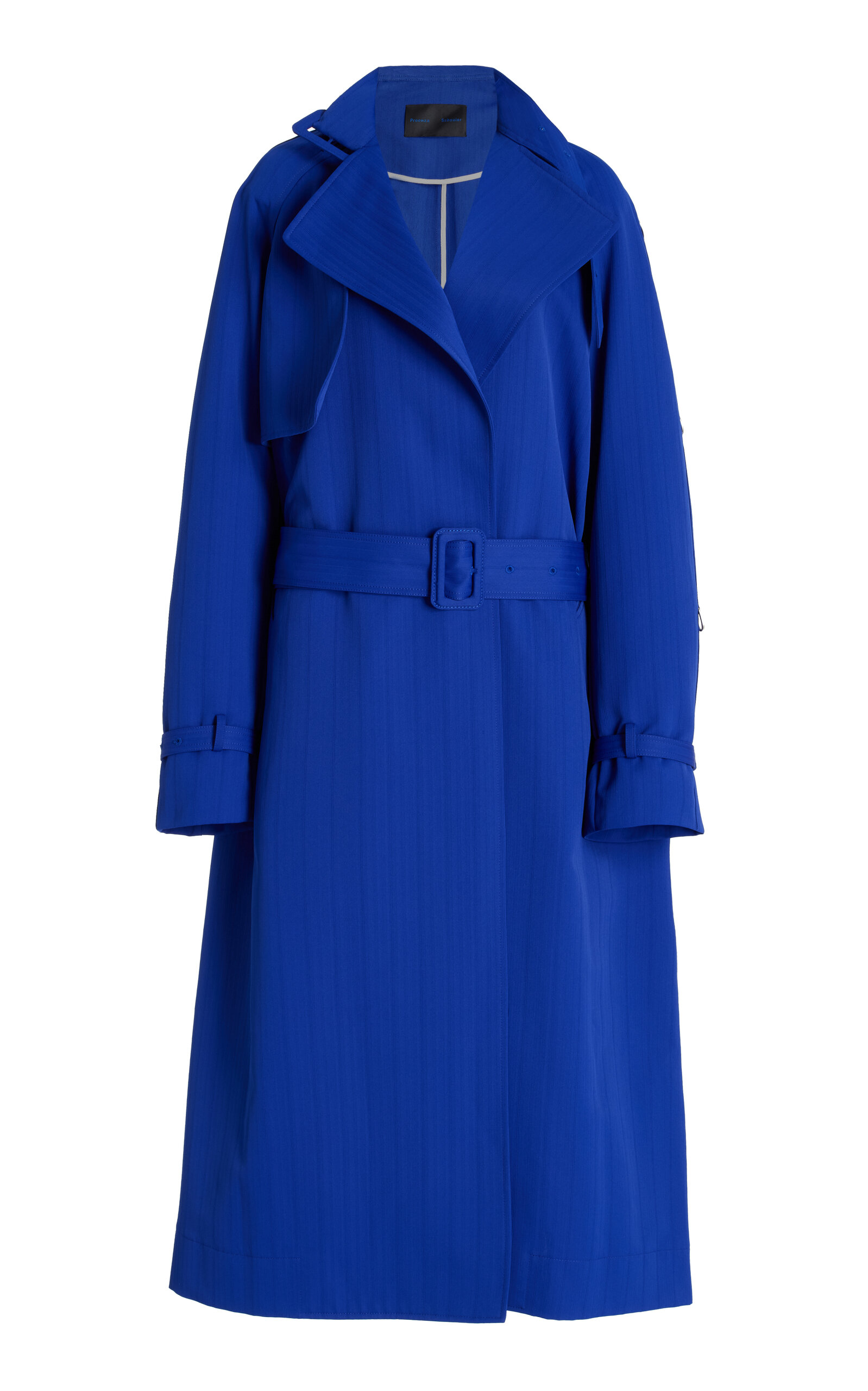 Proenza Schouler Sabina Belted Jacquard Trench Coat - Women's Clothing