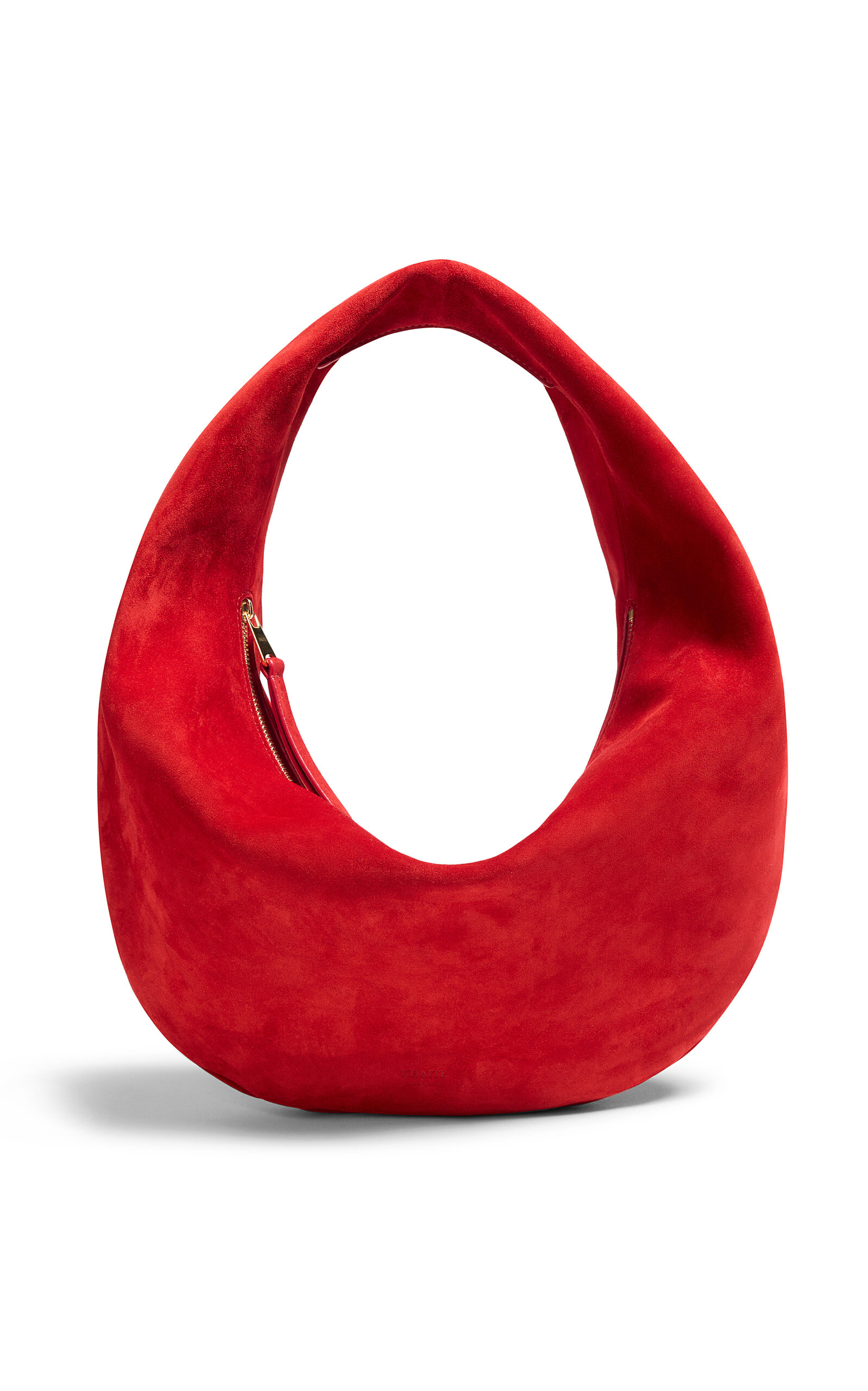 Khaite Olivia Medium Suede Hobo Bag - Moda Operandi