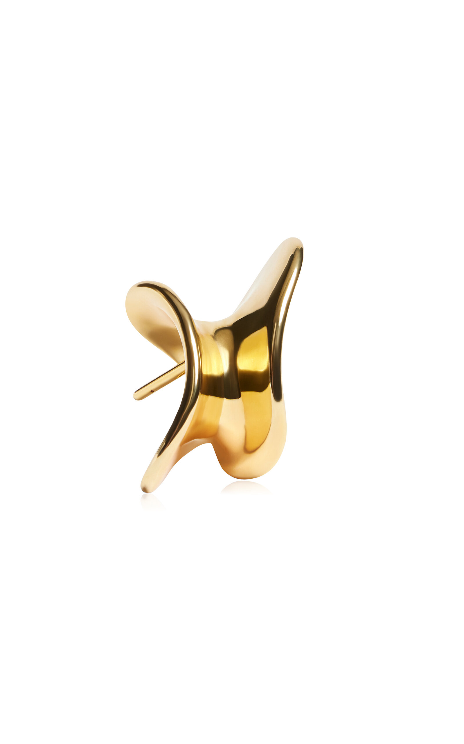 KHAITE SHADOW 18K GOLD-PLATED HAIR CUFF