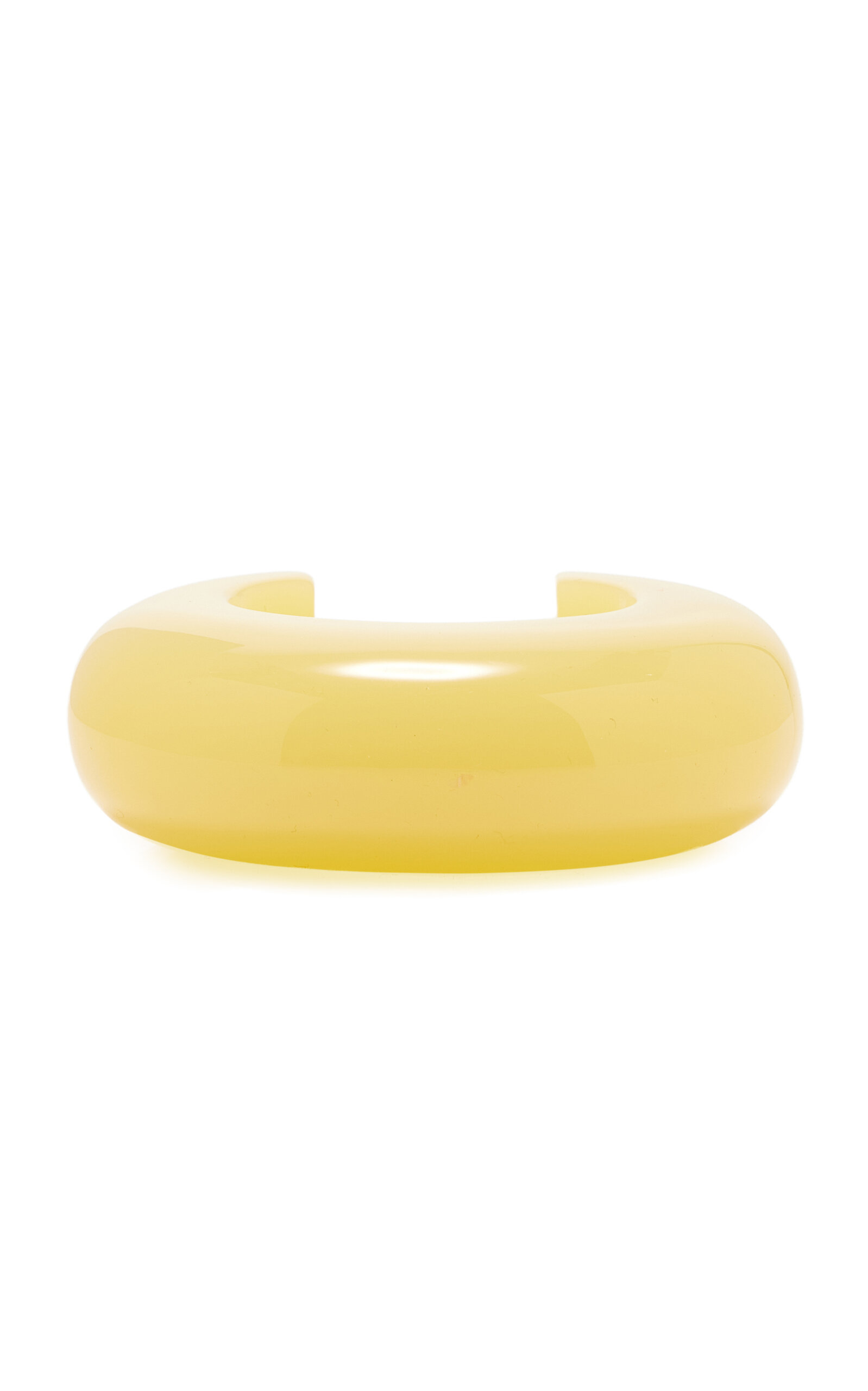 LIZZIE FORTUNATO ARC GOLD-PLATED RESIN CUFF